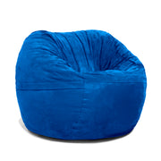 Jaxx Saxx 3 Foot Bean Bag Chair with Removable Cover, Blueberry