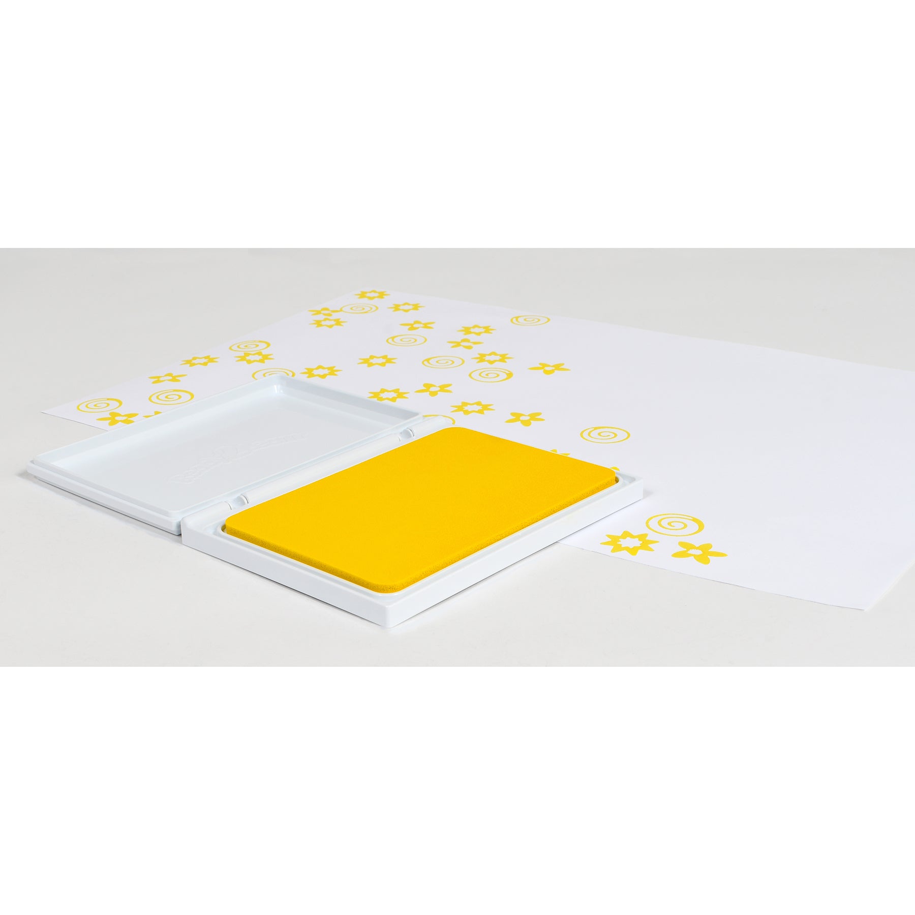 Jumbo Washable Stamp Pad - Yellow - 6.2"L x 4.1"W