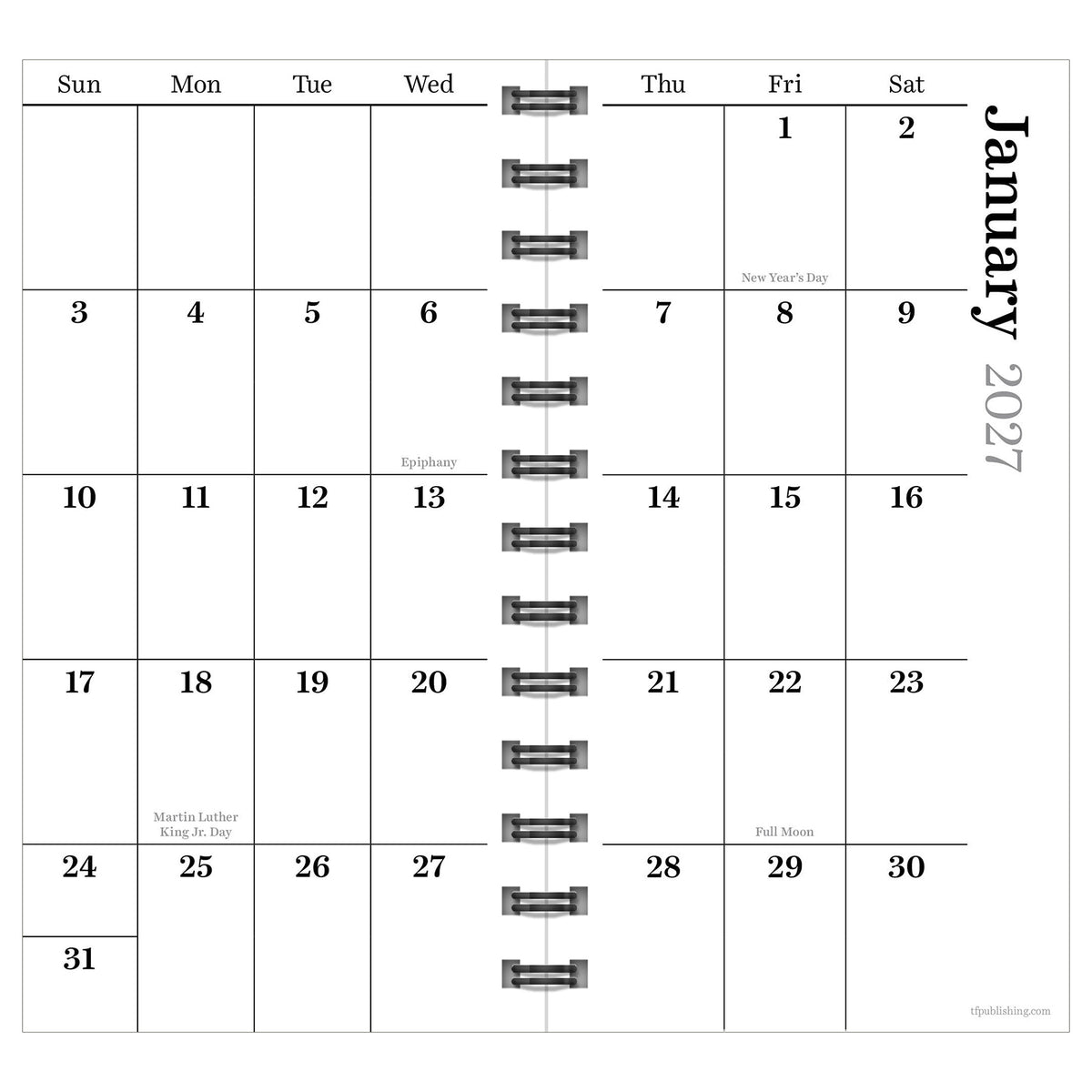 2027 NIGHT NAVAL SM WK MON PLANNER