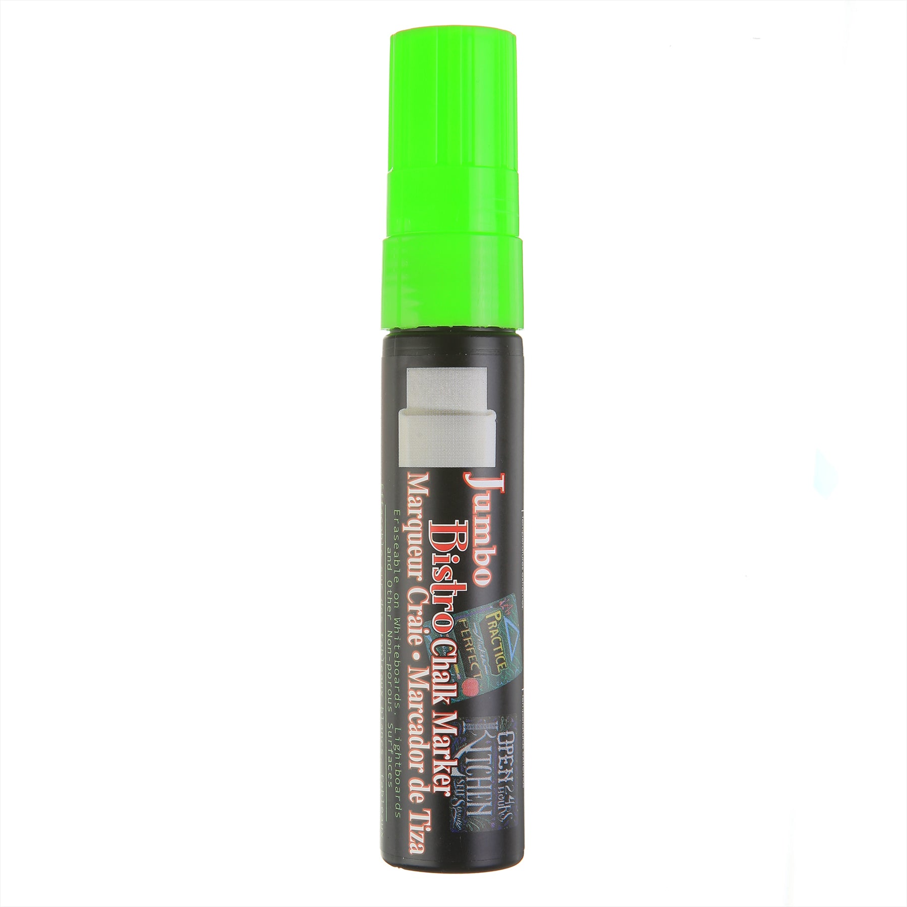 Jumbo Bistro Chalk Marker, 481F-S, Fluorescent Green