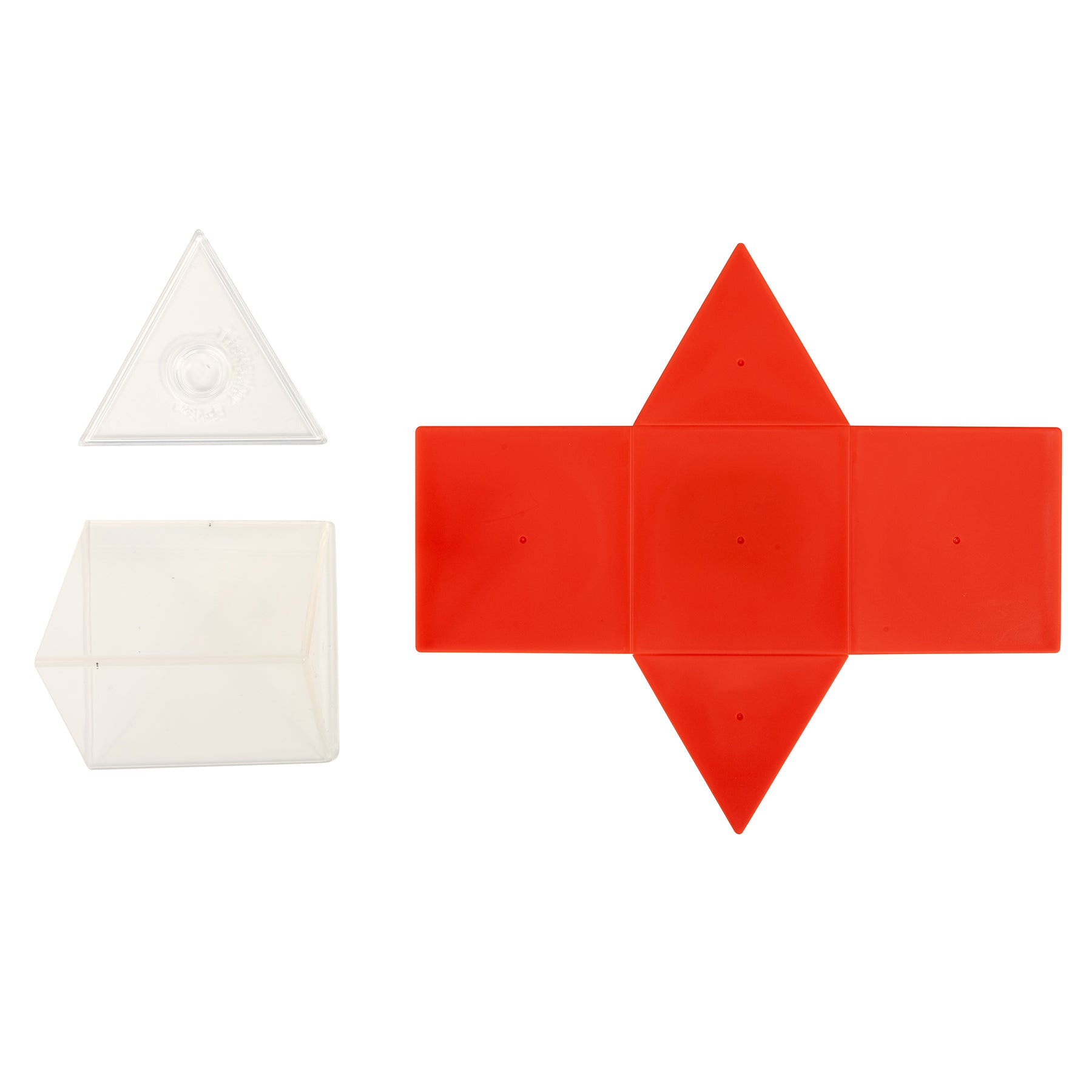 2D3D Geometric Solids, 8cm, Classroom Set