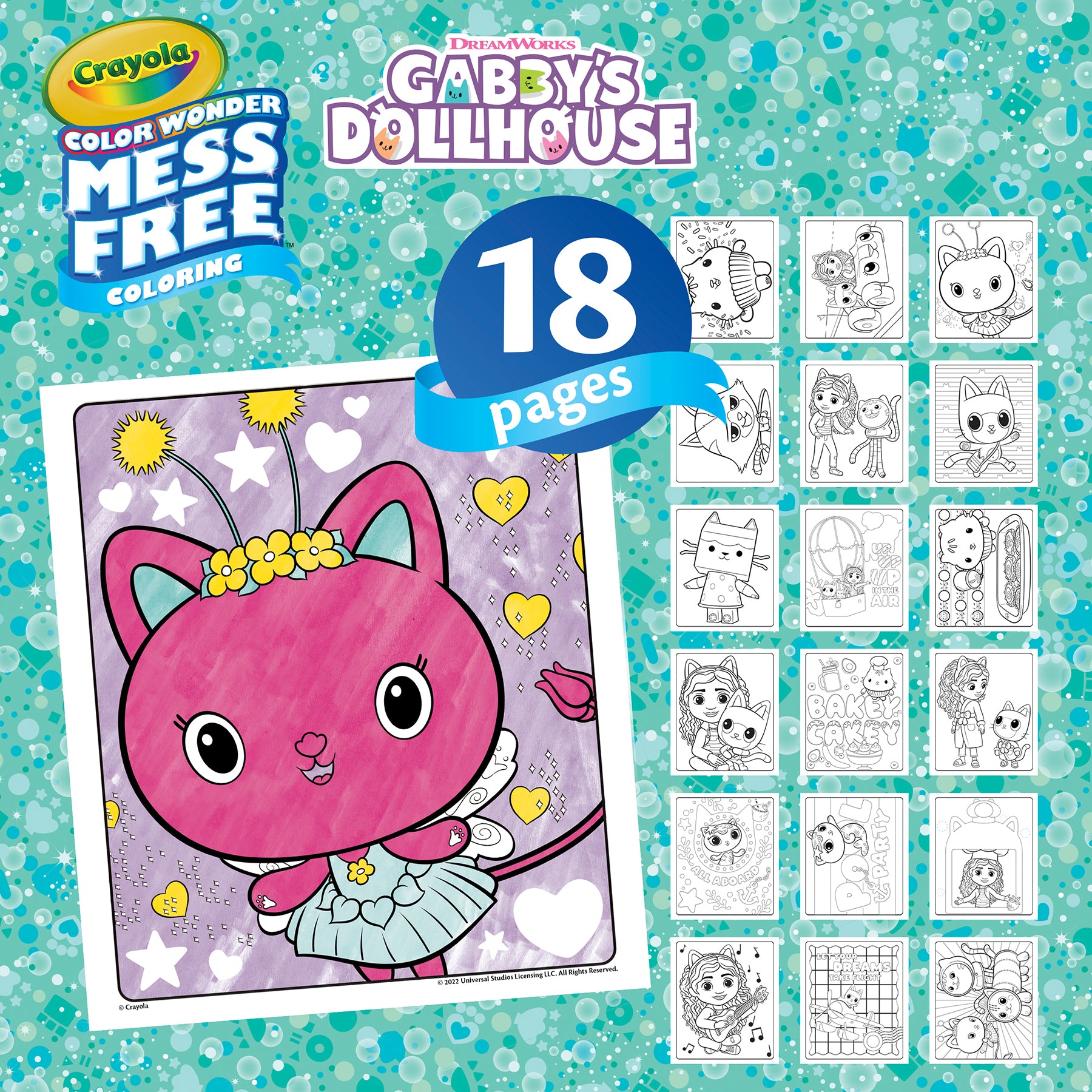 Color Wonder® Coloring Pad & Markers, Gabby's Dollhouse