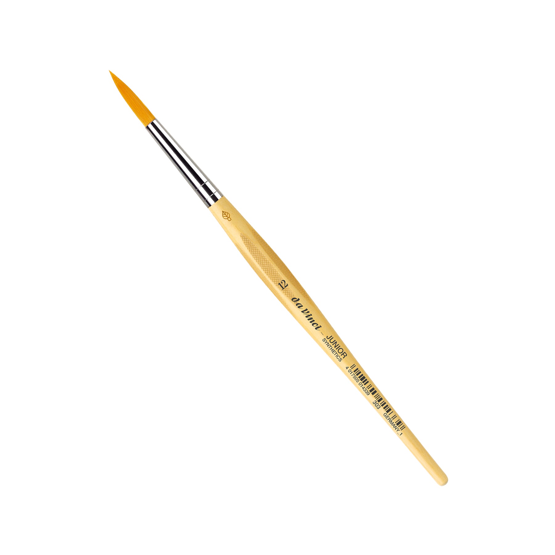 JUNIOR Synthetics Student Brush, Synthetic, Tempera, Round, Series 303, Size 12