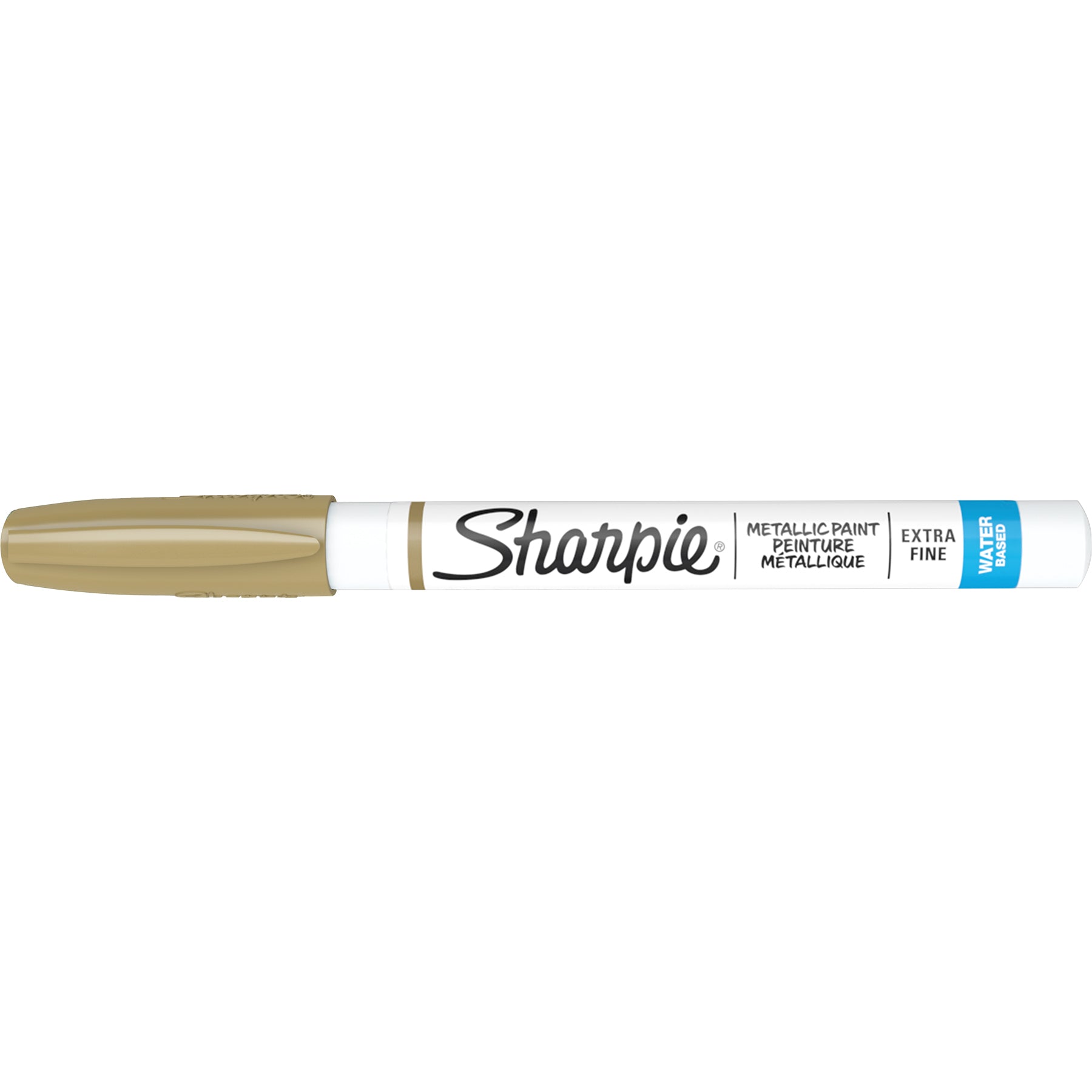 Sharpie® Water-Based Paint Markers, Extra-Fine Point, Metallic Colors, 3 Pack