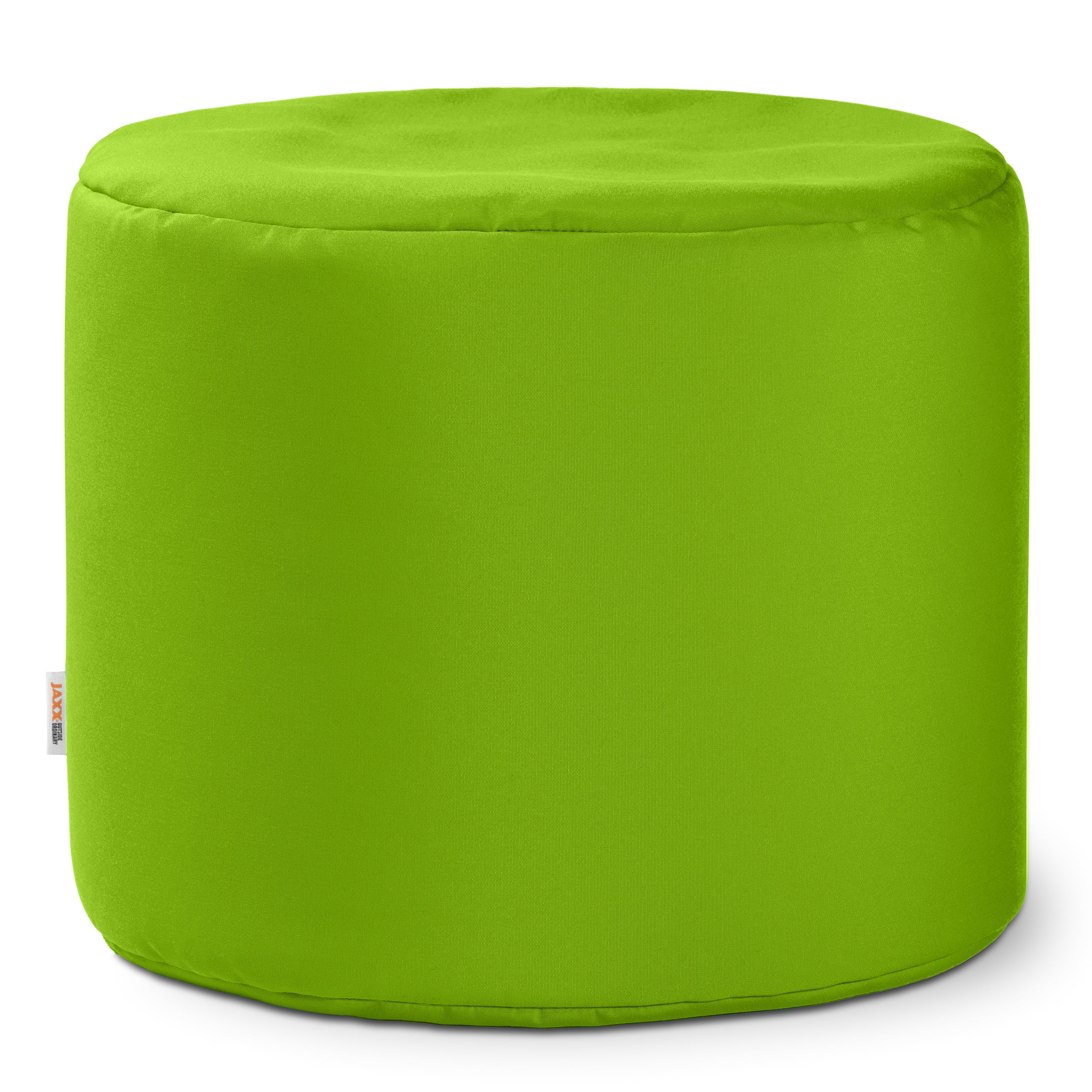 Jaxx Spring Indoor / Outdoor Bean Bag Pouf Ottoman, Lime