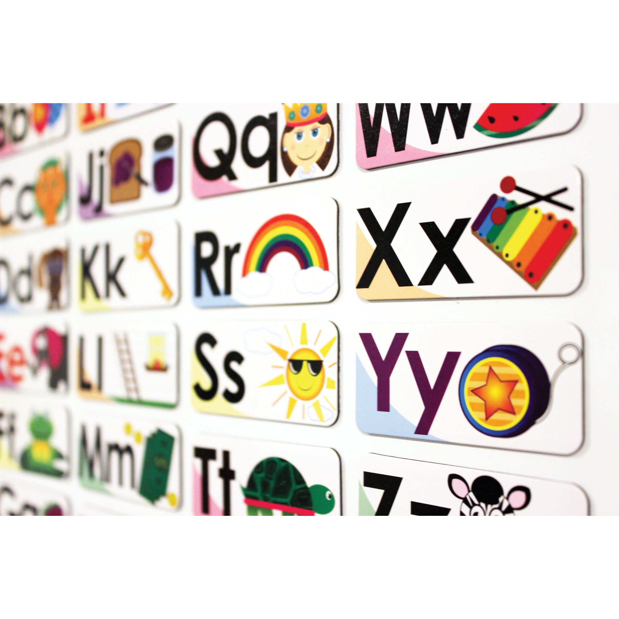 ABC Picture Words Double-Sided Magnets, 27 Pieces
