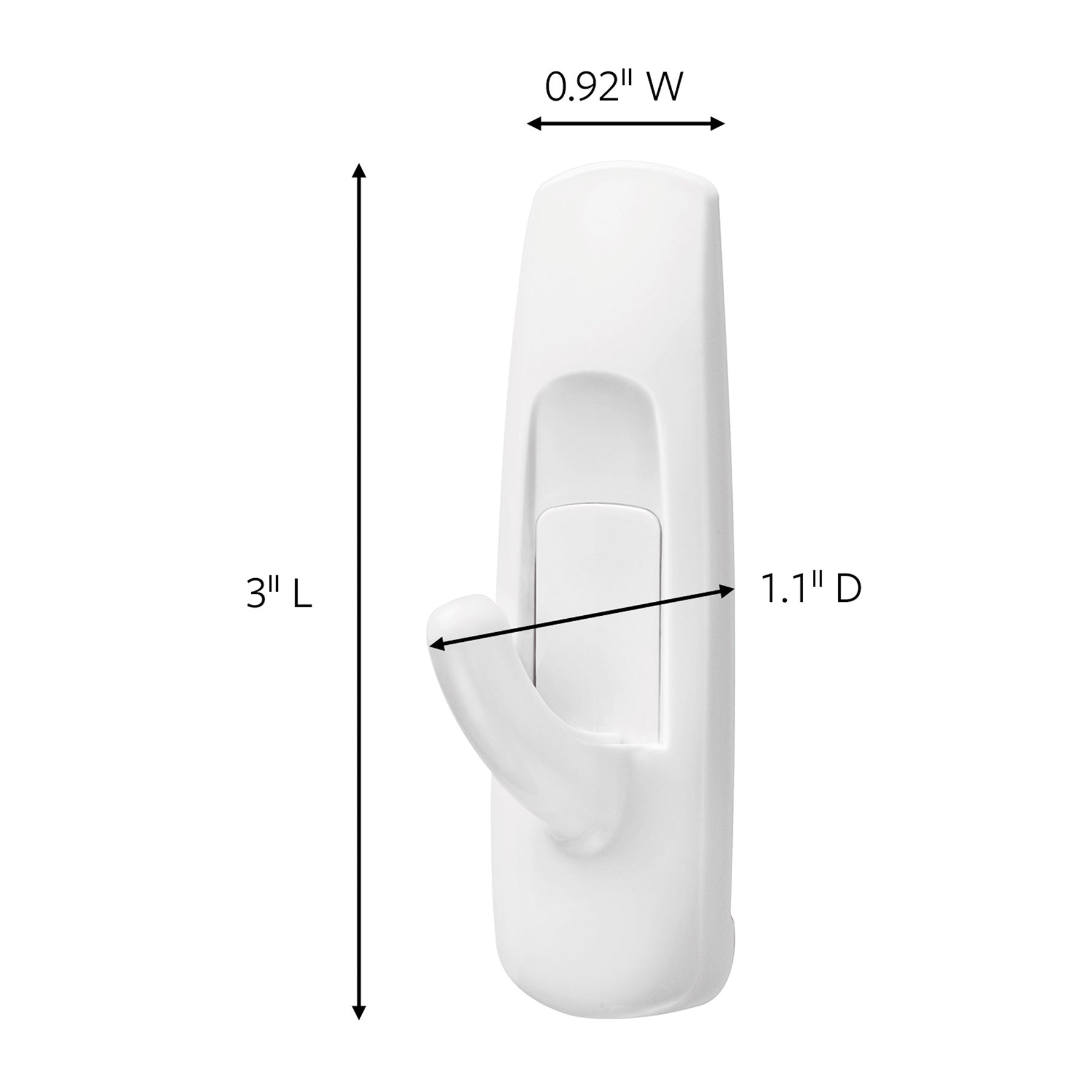 Command™ Medium Utility Hooks Multi-Pack, 6 Count