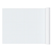 1IN BLUE GRAPH PAPER ROLL