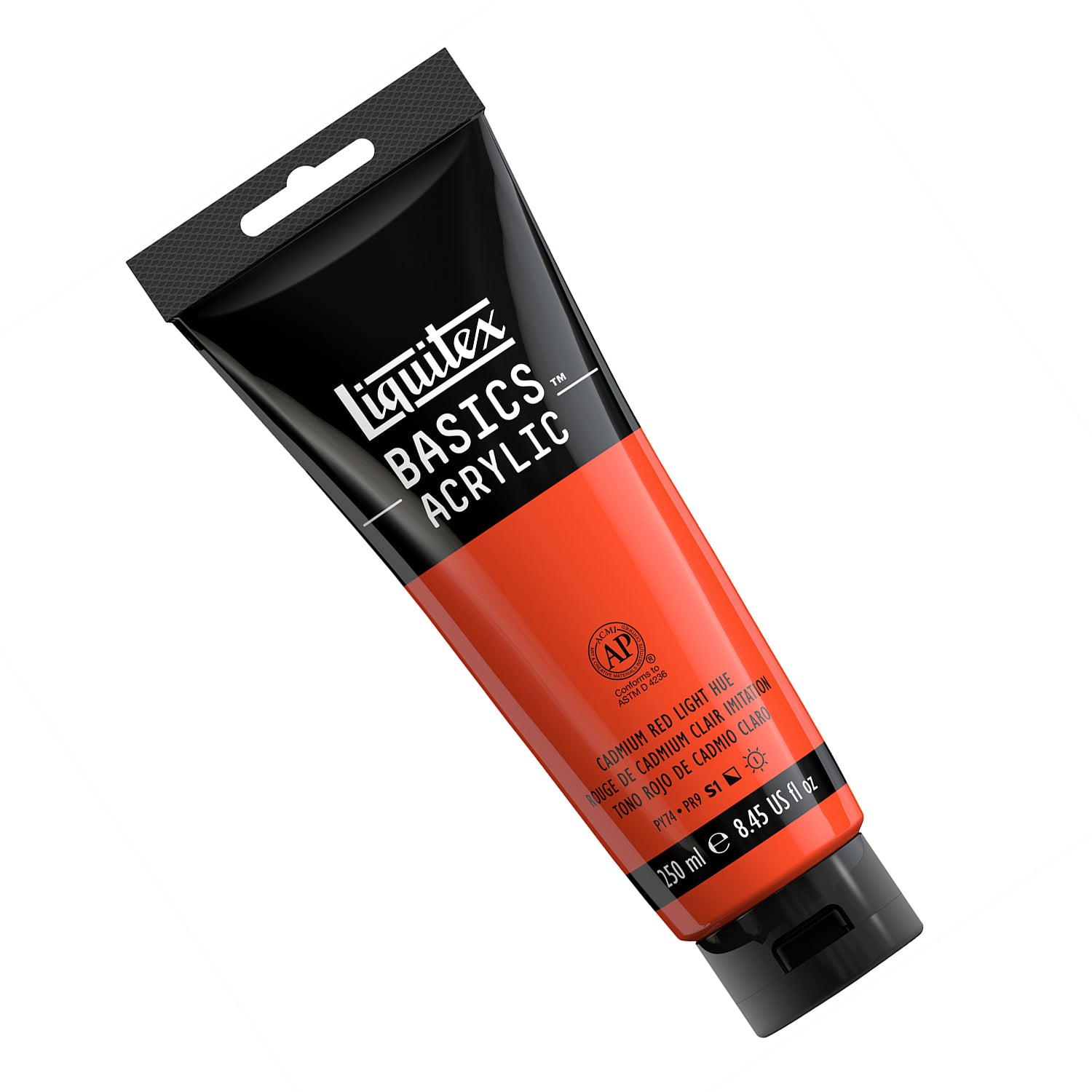 LQ BASICS 250ml tube - Cadmium Red Light Hue