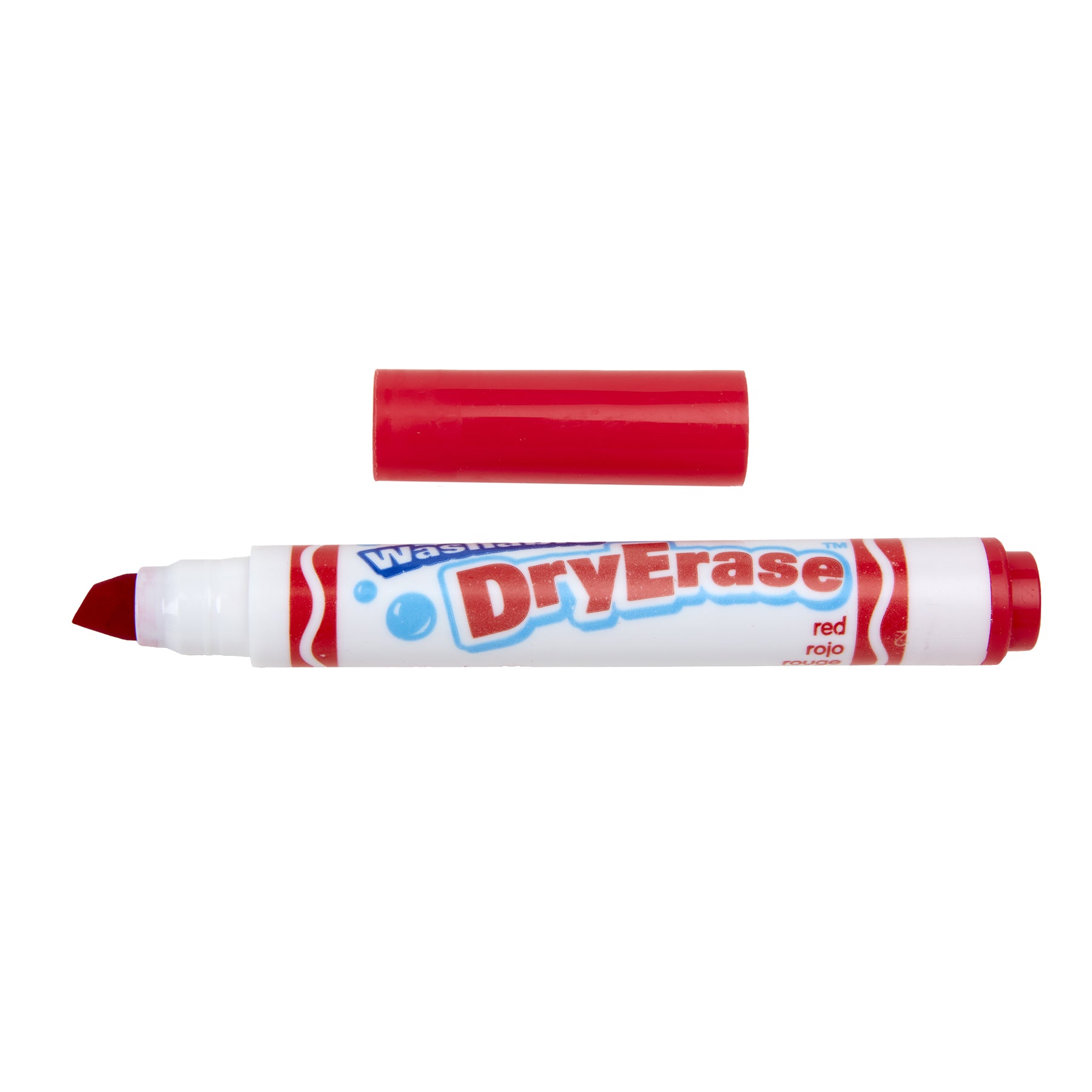Washable Dura-Wedge Tip Dry Erase Markers, 10 Count
