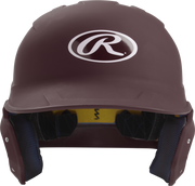 Rawlings Mach Matte Senior Baseball Helmet - Maroon