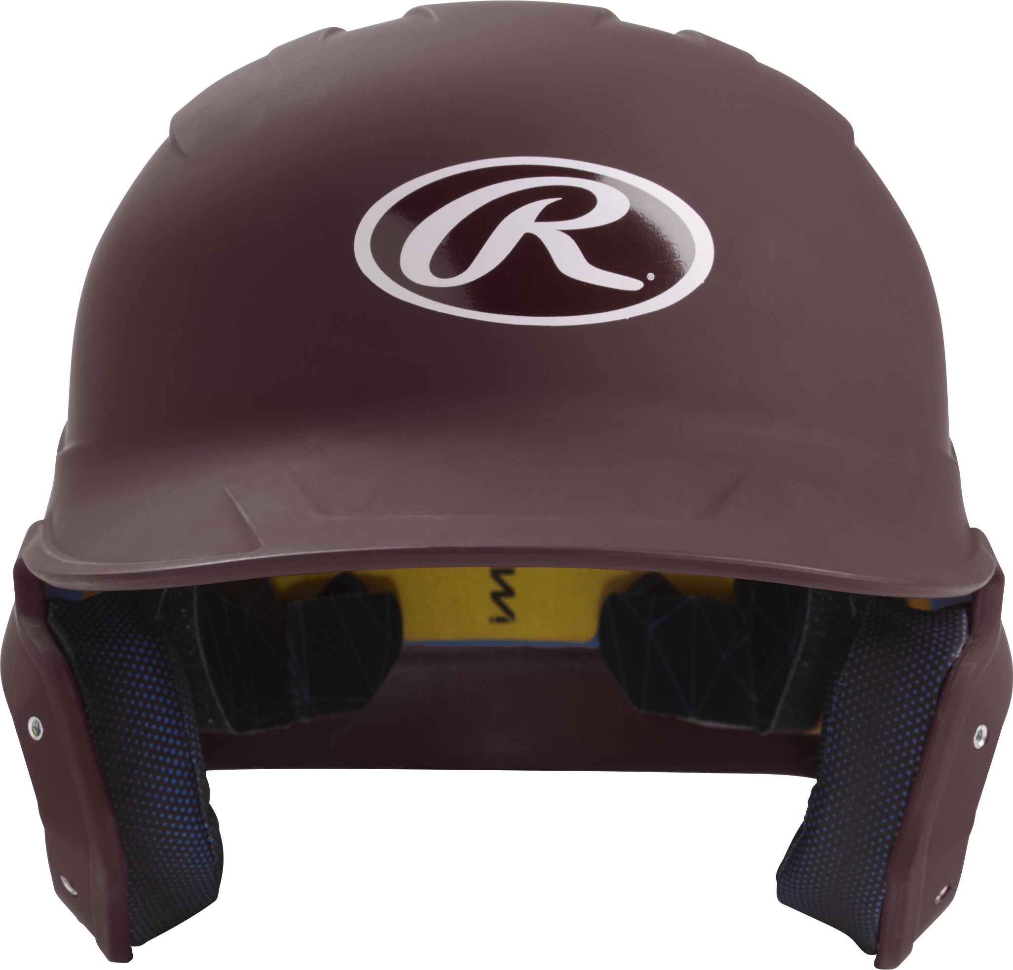 Rawlings Mach Matte Senior Baseball Helmet - Maroon