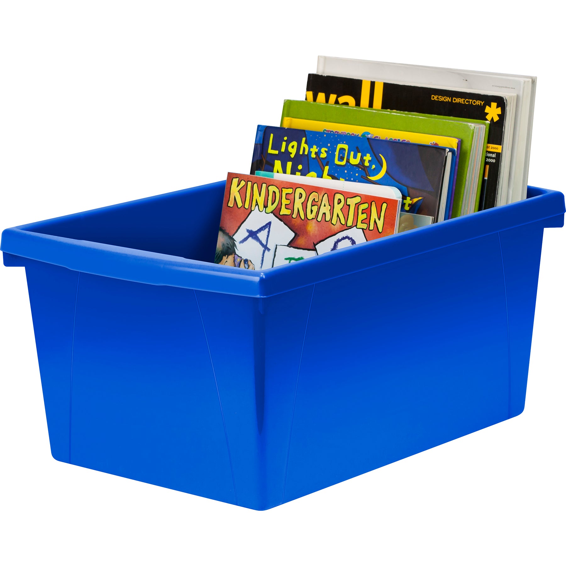 Medium Classroom Storage Bin, Blue