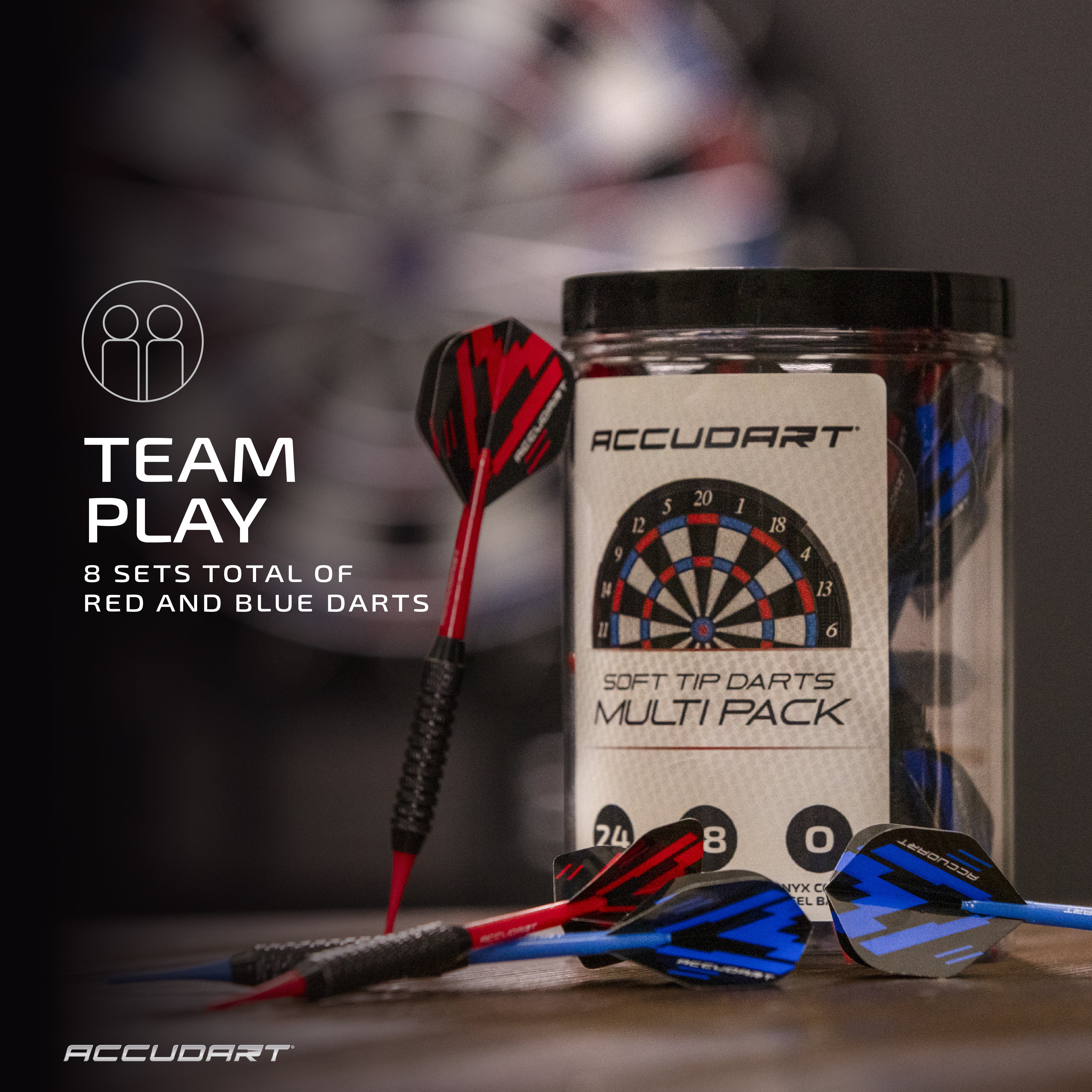 Accudart 24 Dart Soft Tip Multi-Pack