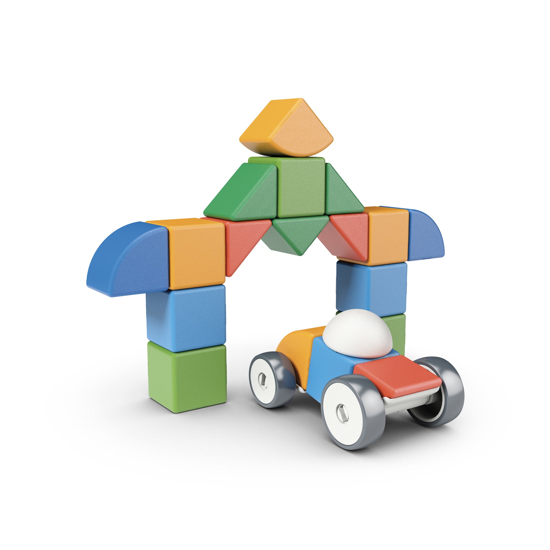 Geomag™ Magicube Magnetic Shapes & Animals Building Set, 25 Pieces