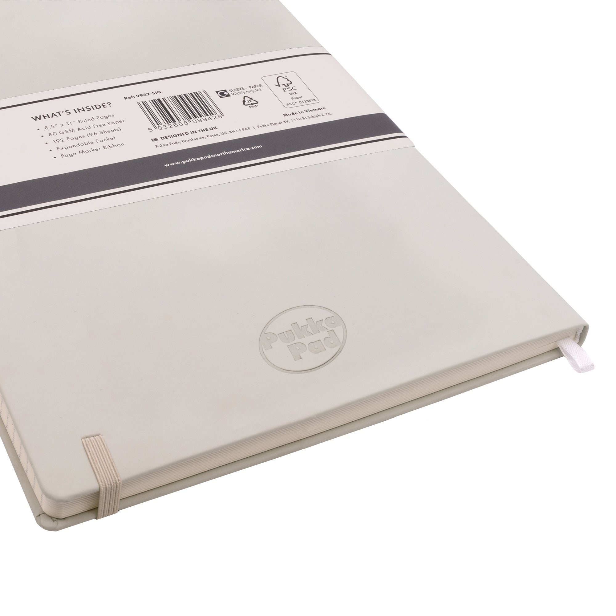 Pukka Soft Cover Lettersize College Ruled - Oatmeal