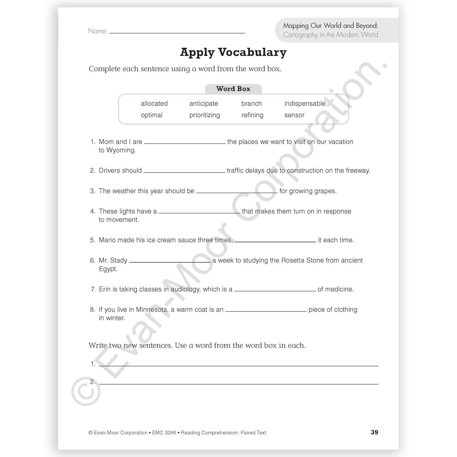 Reading Comprehension: Paired Text, Grade 6