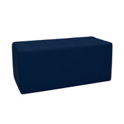 Tufted Rectangle Ottoman 16" Height - Navy