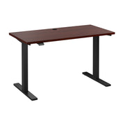 Bush Business Furniture Move 60 Series 48W x 24D Electric Height Adjustable Standing Desk in Hansen Cherry with Black Base - 47.6" Width x 23.62" Depth x 47.69" Height