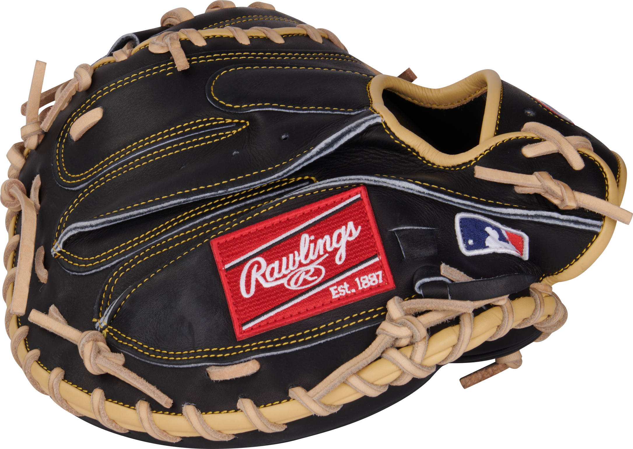 Rawlings Heart Of The Hide Series Adley Rutschman Catchers Mitt 34-Inch Baseball Glove - Right Hand Thrower - Black