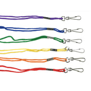 Lanyards, Assorted Colors, Pack of 12