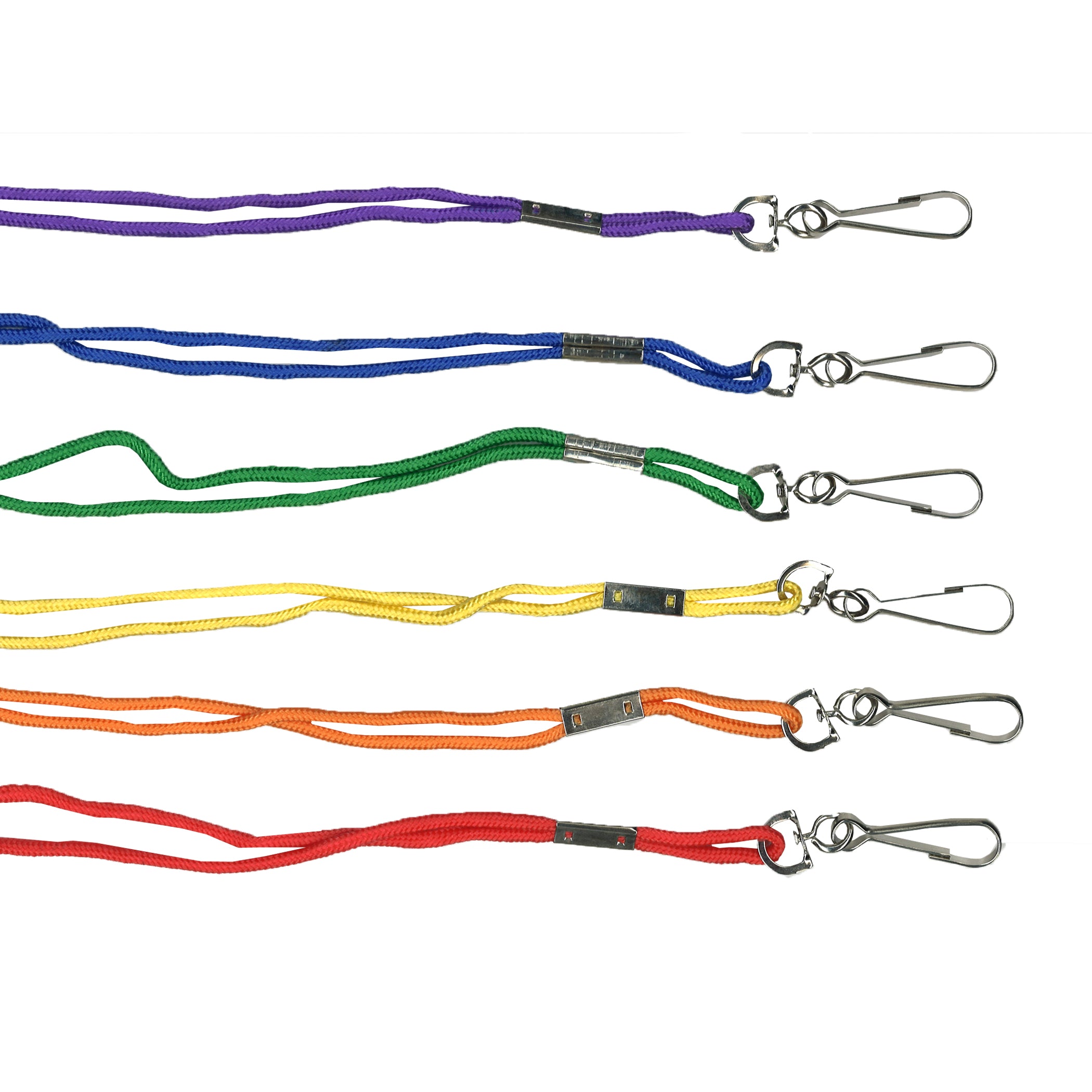 Lanyards, Assorted Colors, Pack of 12