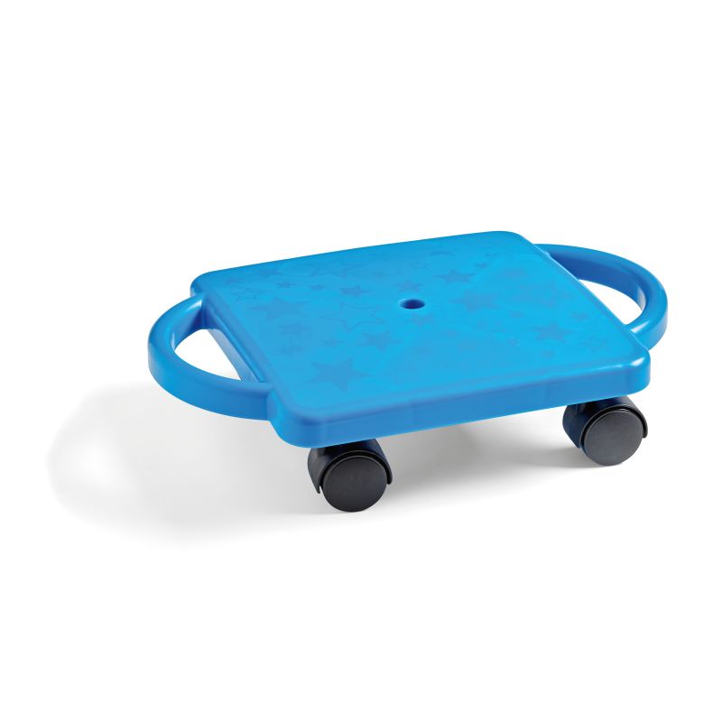 SCOOTER, PLSTC W/HANDLES BLUE