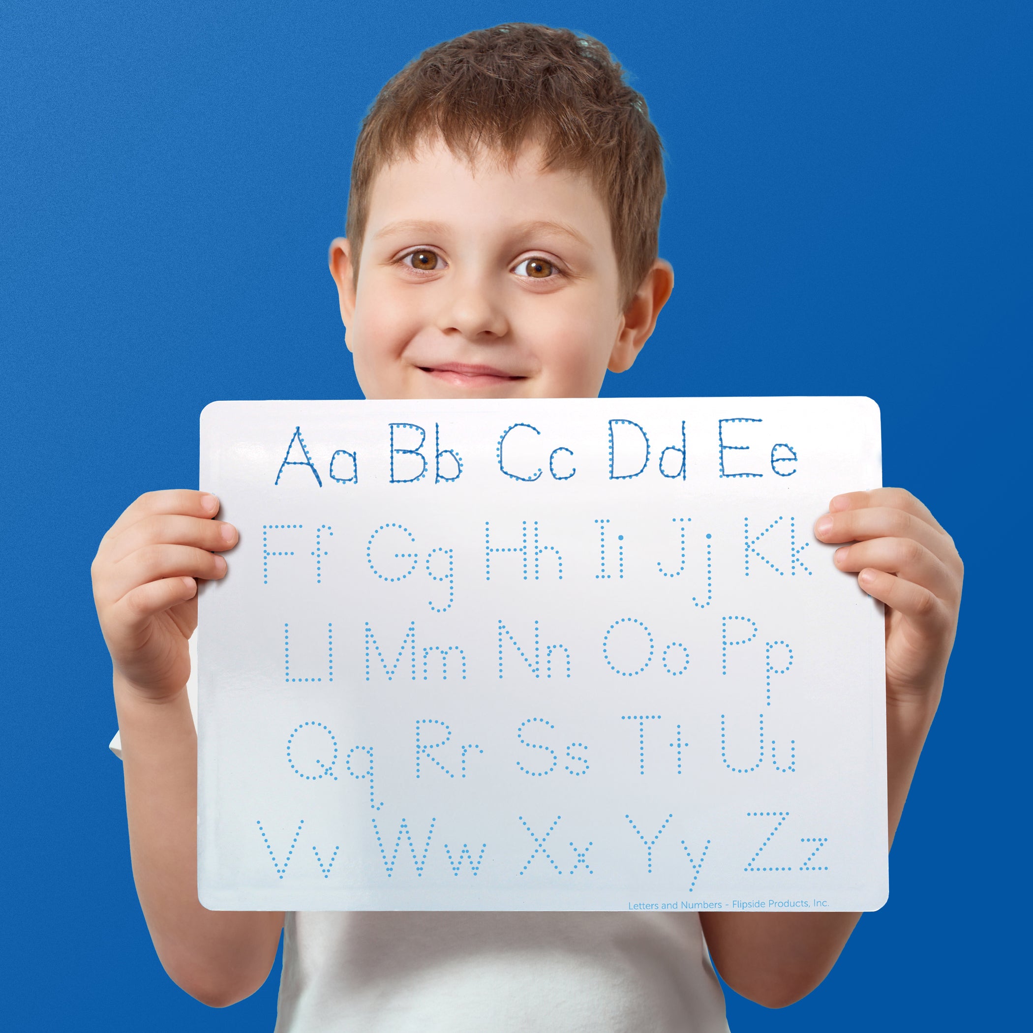 Two-Sided Dry Erase Learning Mat, 9" x 12", Letters & Numbers, Pack of 24