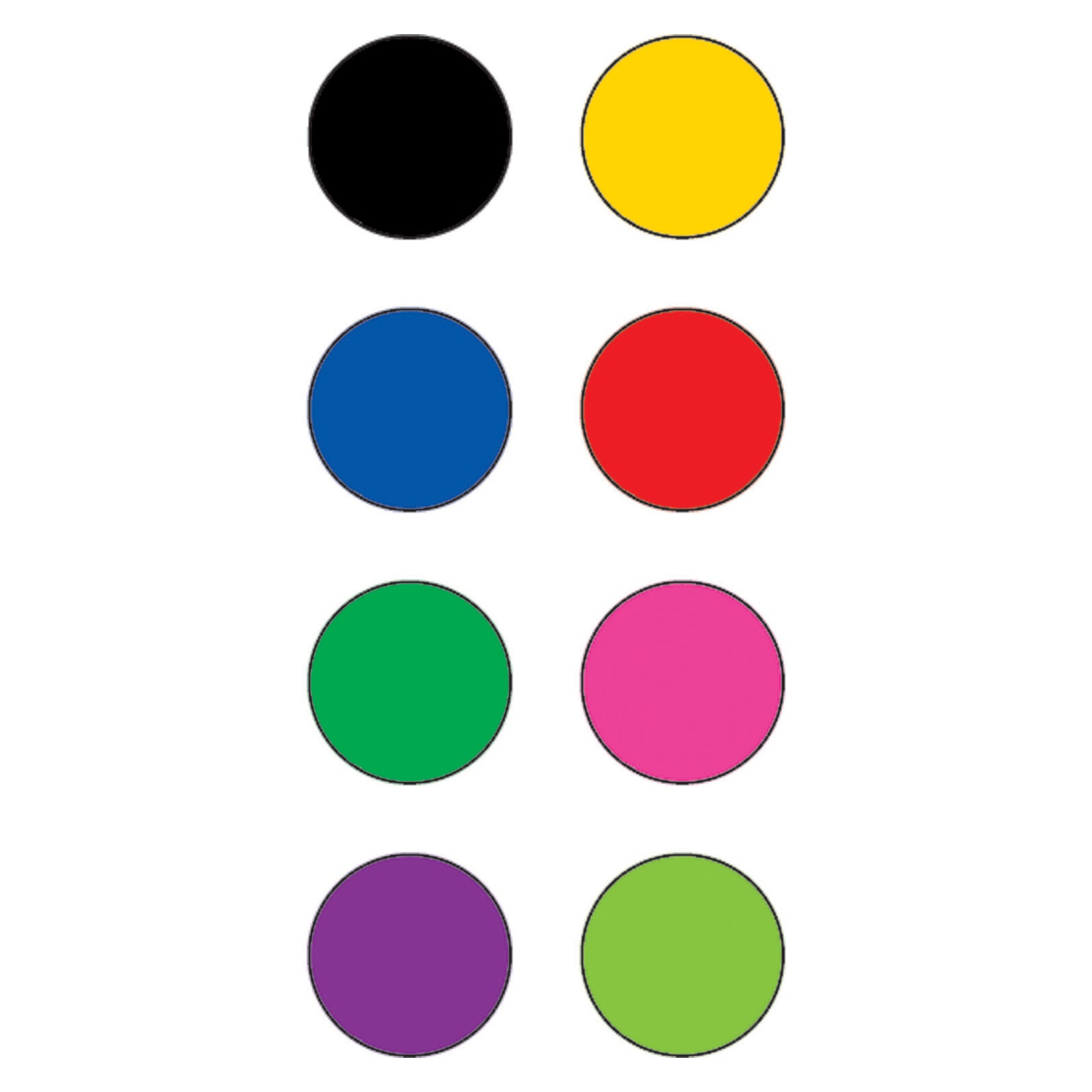 Colorful Circles Mini Stickers