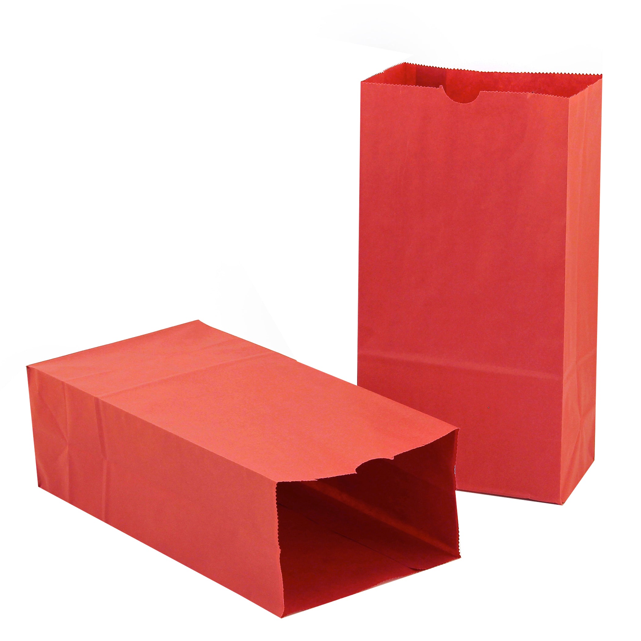 Paper Bags Size #6 - 50 per pkg, Red