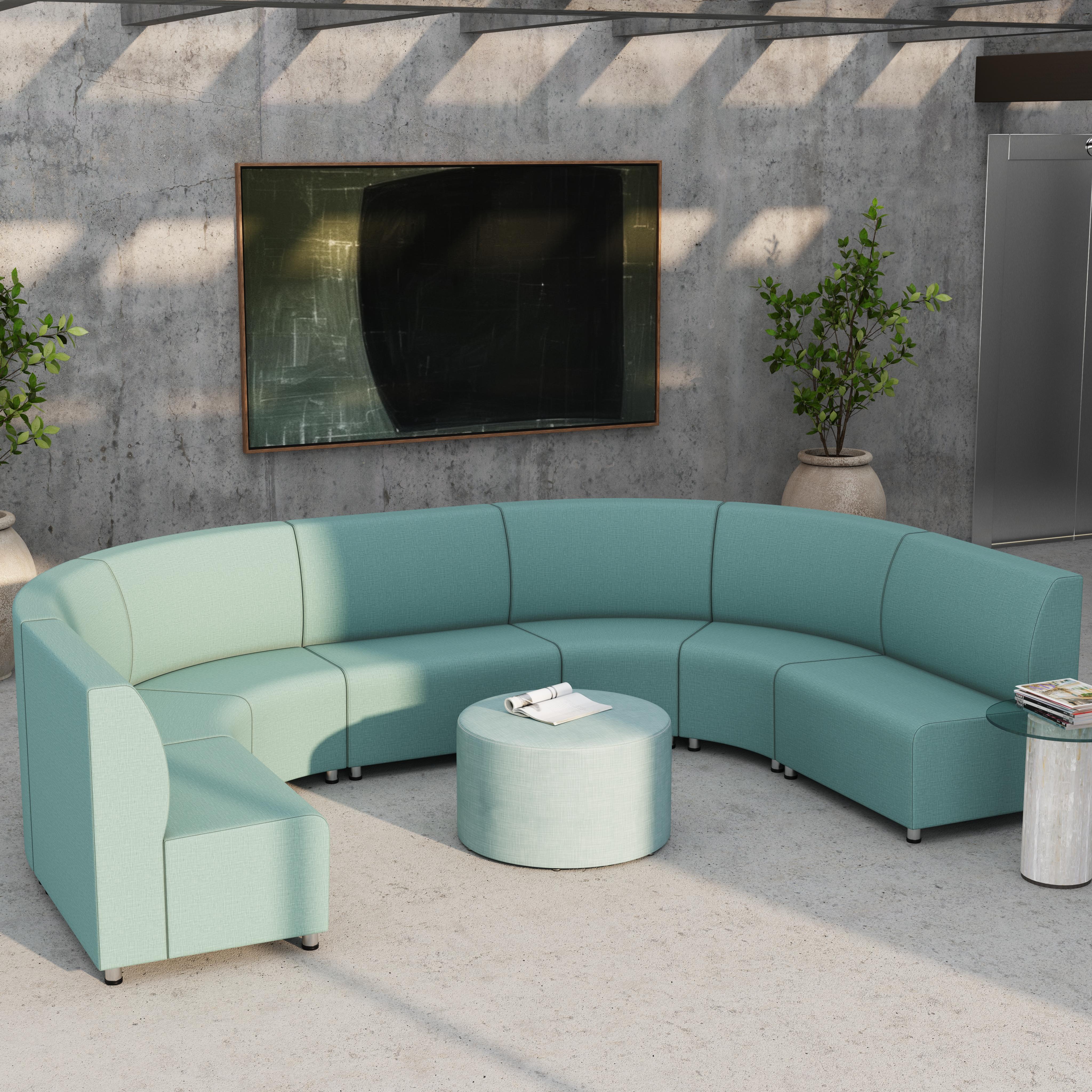 Pro Series Connect Seating, 7-Piece Set - Sky Blue Crosshatch