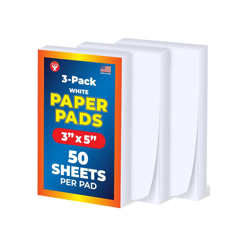 Bright Pads - 3"x5", 150 sheets, White