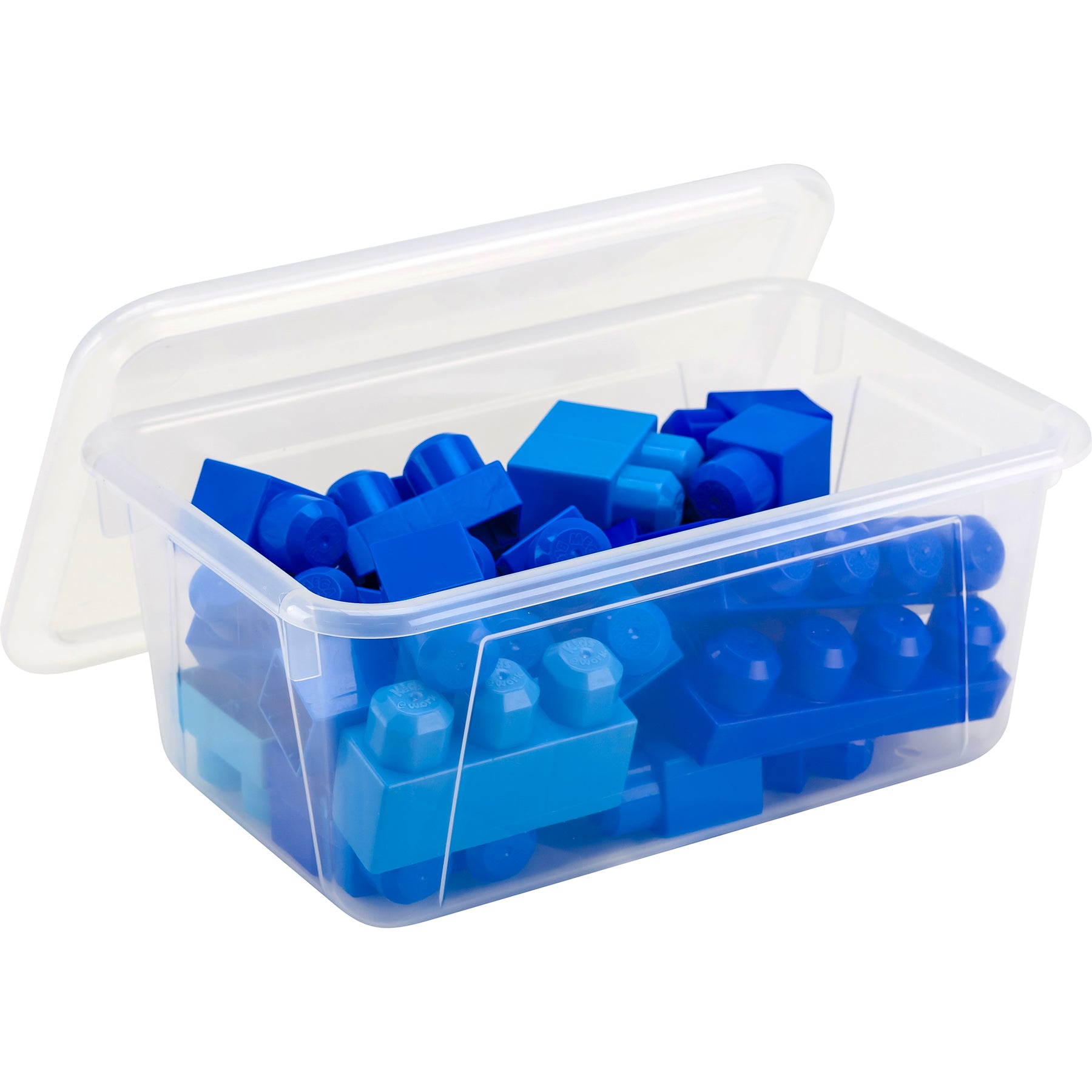 Small Cubby Bin with Lid, Clear