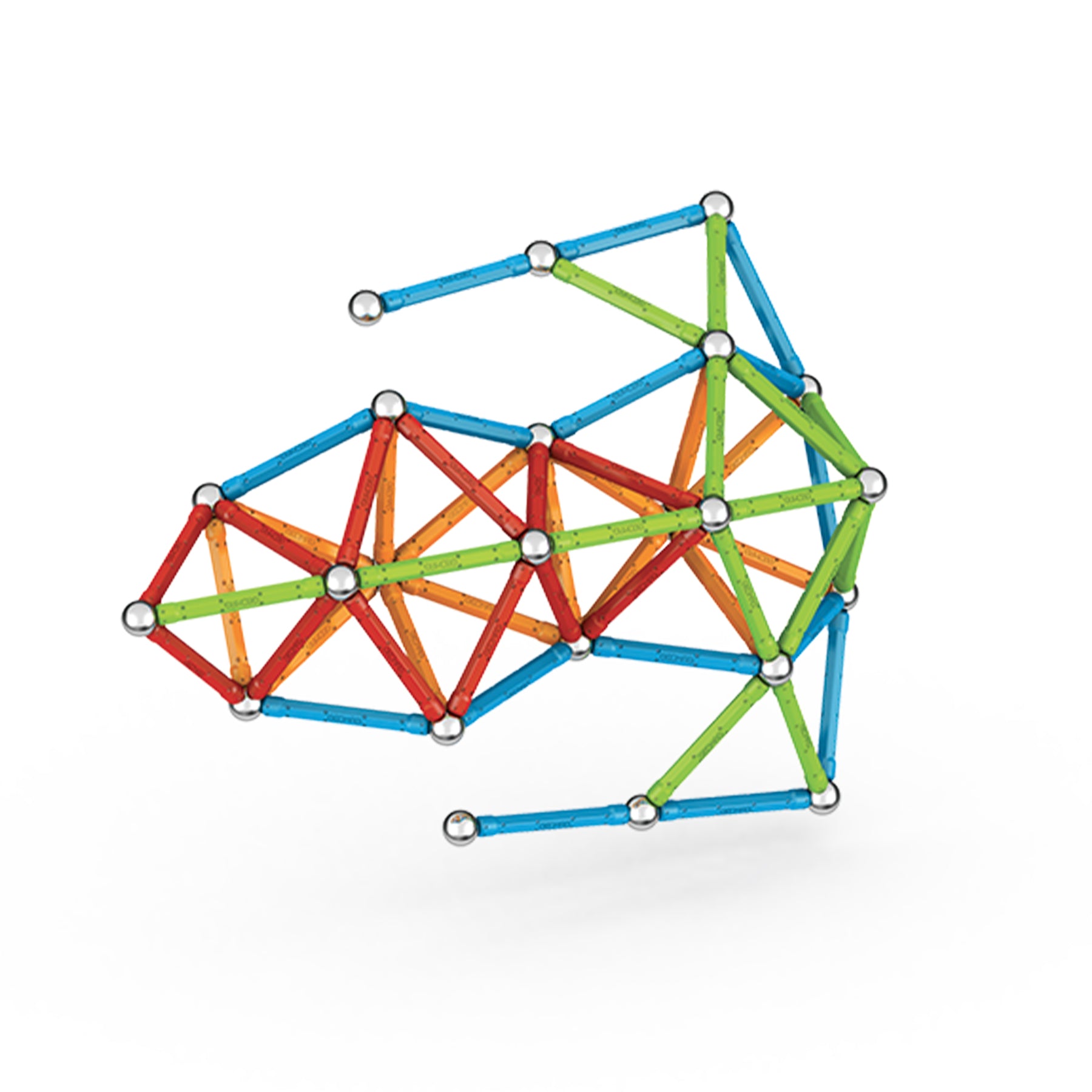 Geomag™ Supercolor Recycled Magnetic Building Set, 142 Pieces