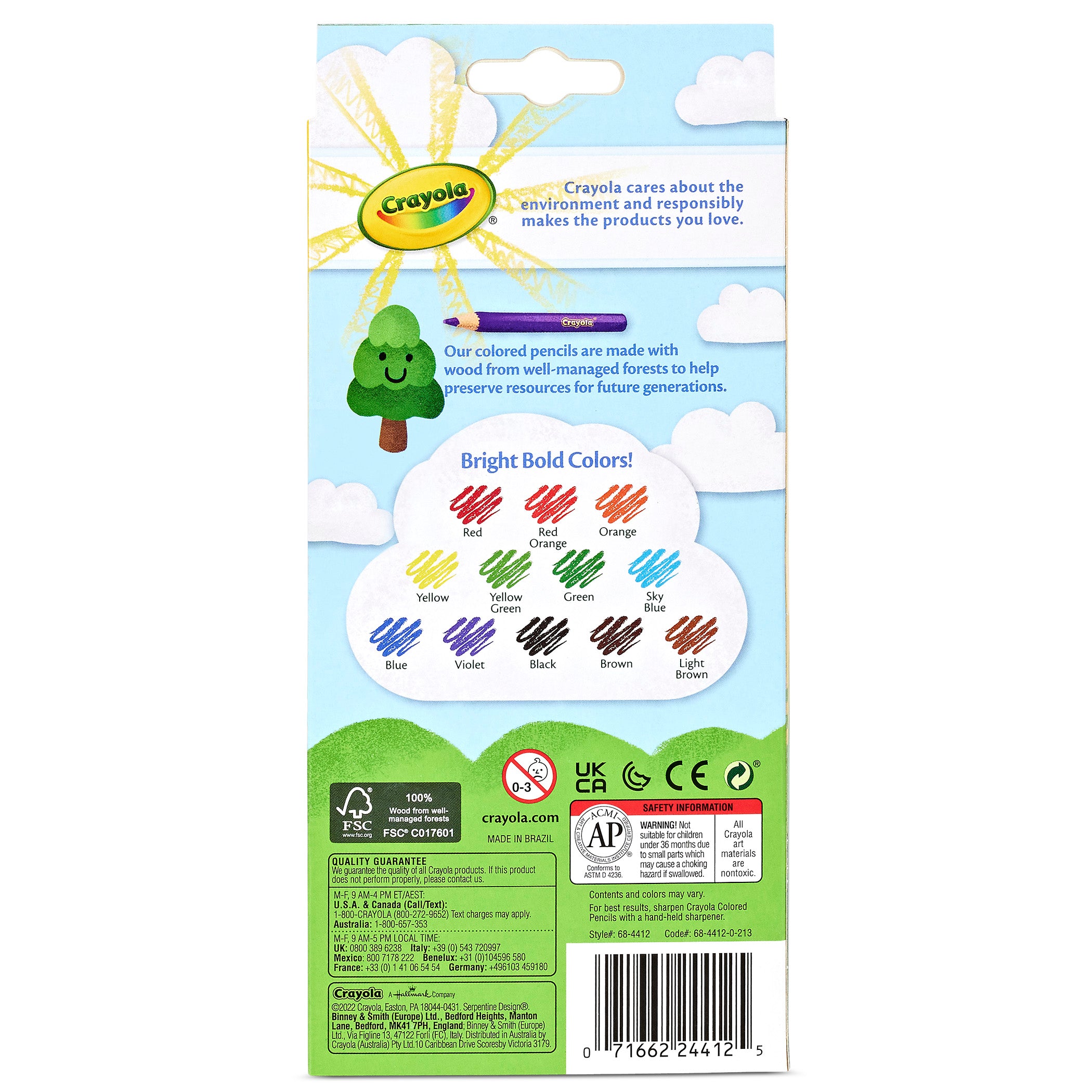 Erasable Colored Pencils, 12 Count