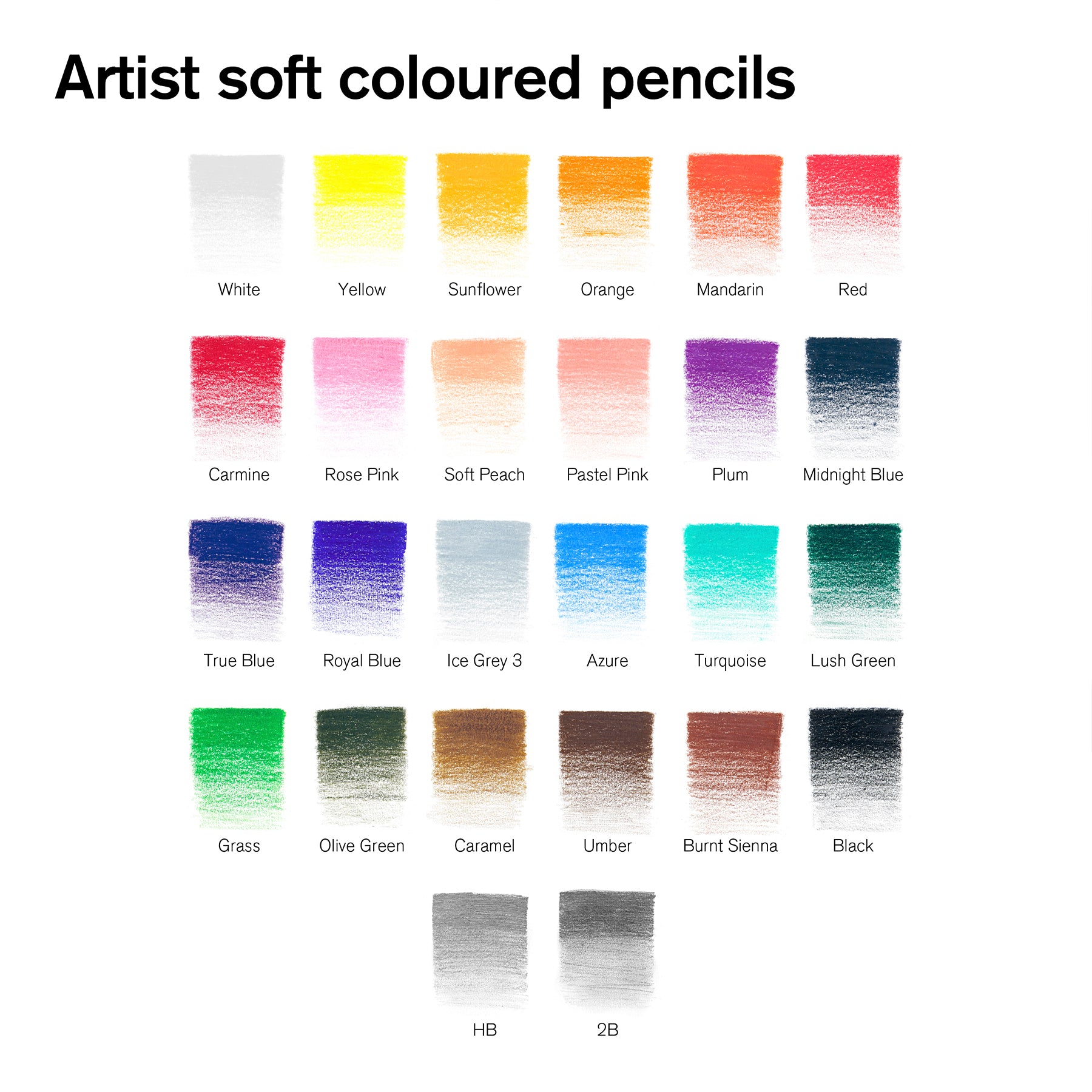 WN Studio Collection Colour Pencil Wallet - 27pc