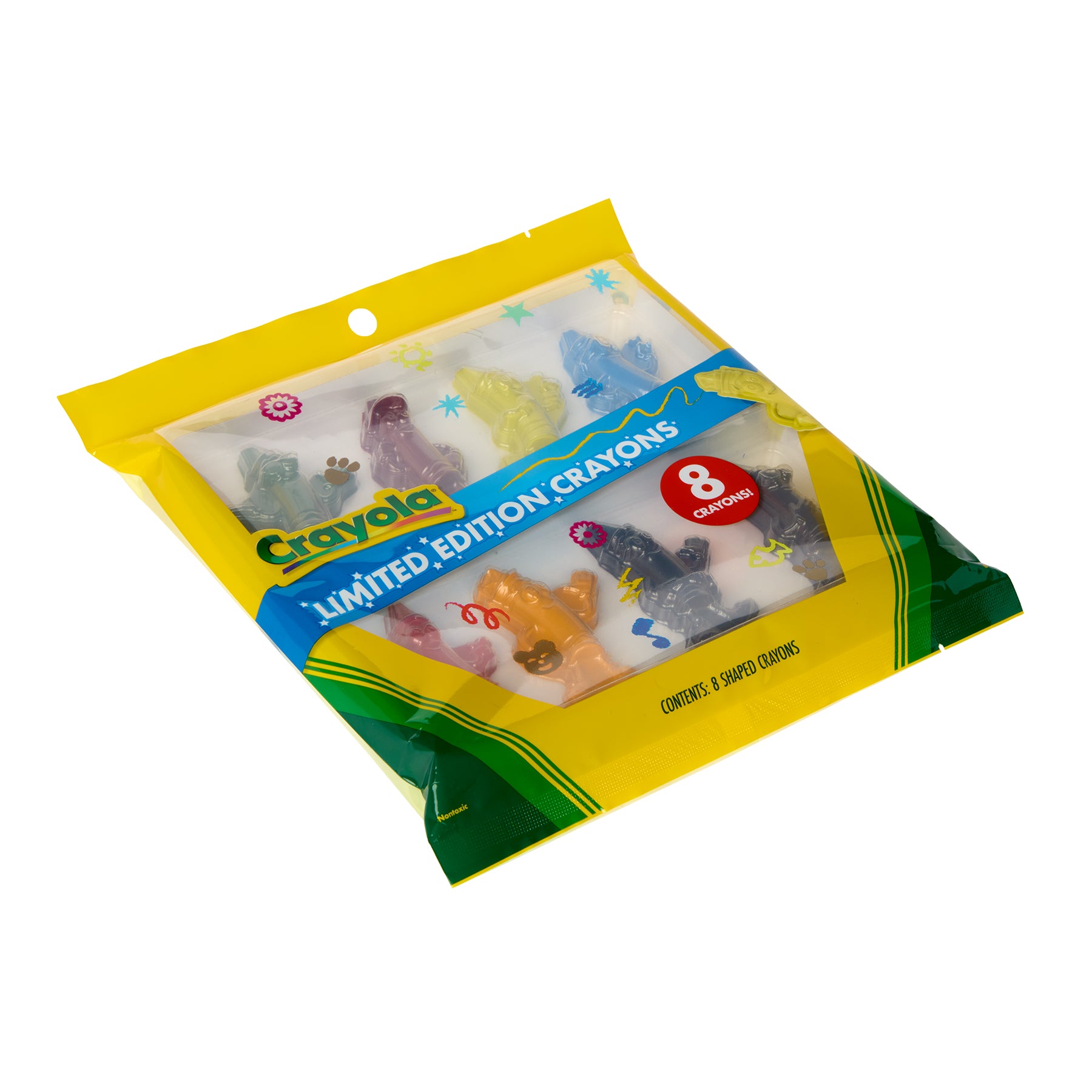 Tips Character ShapesLimited Edition Crayons, 8 Count
