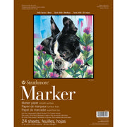 400 Series Marker Pad, Glue Binding, 24 Sheet, 11x14 inch, 1 Count