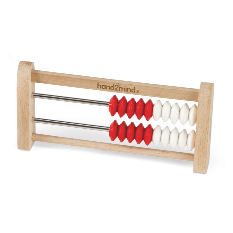 Rekenreks, Mini, 20-Bead, Wood, Set/4