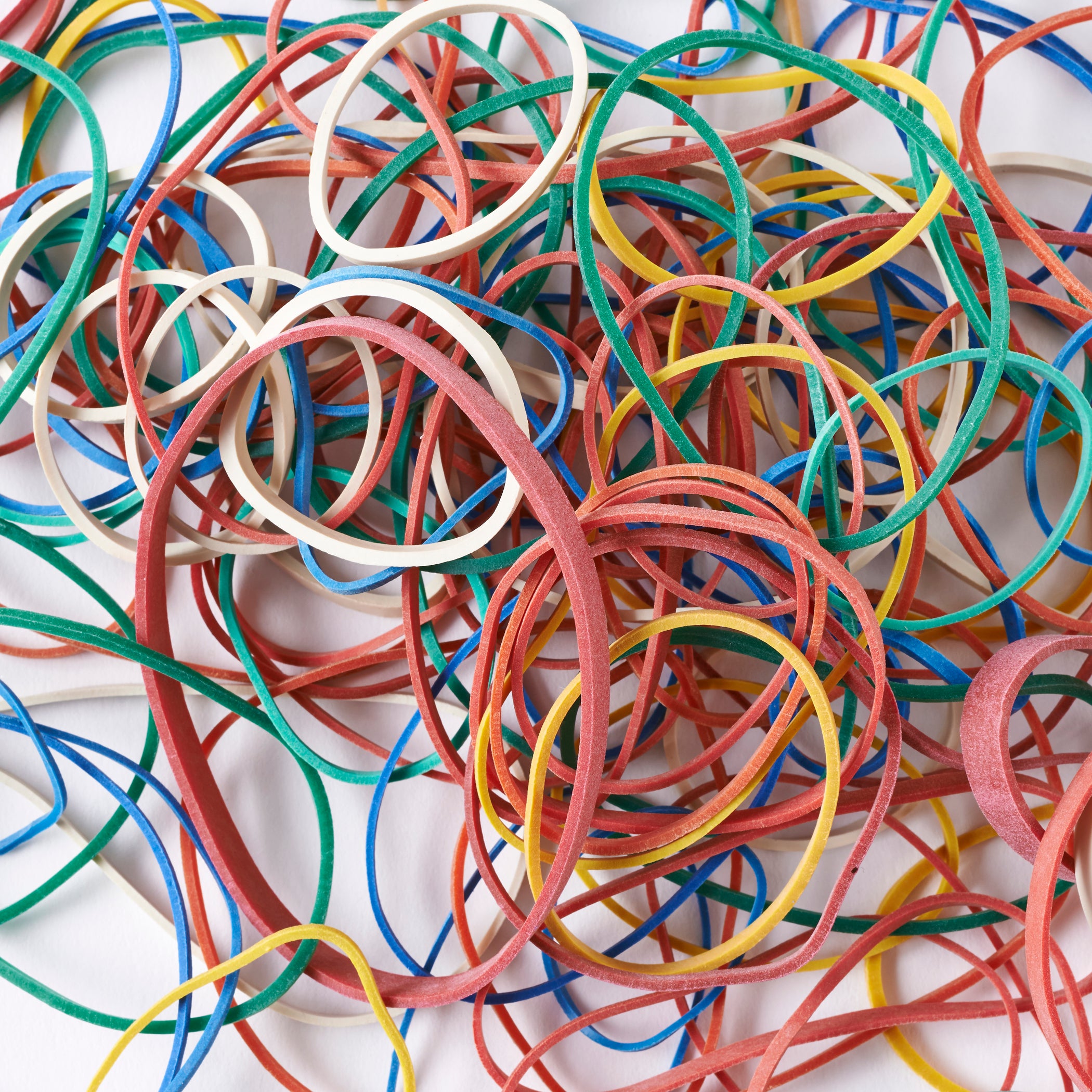 Rubber Bands, Assorted Sizes & Colors, 1 3/8 oz. bag