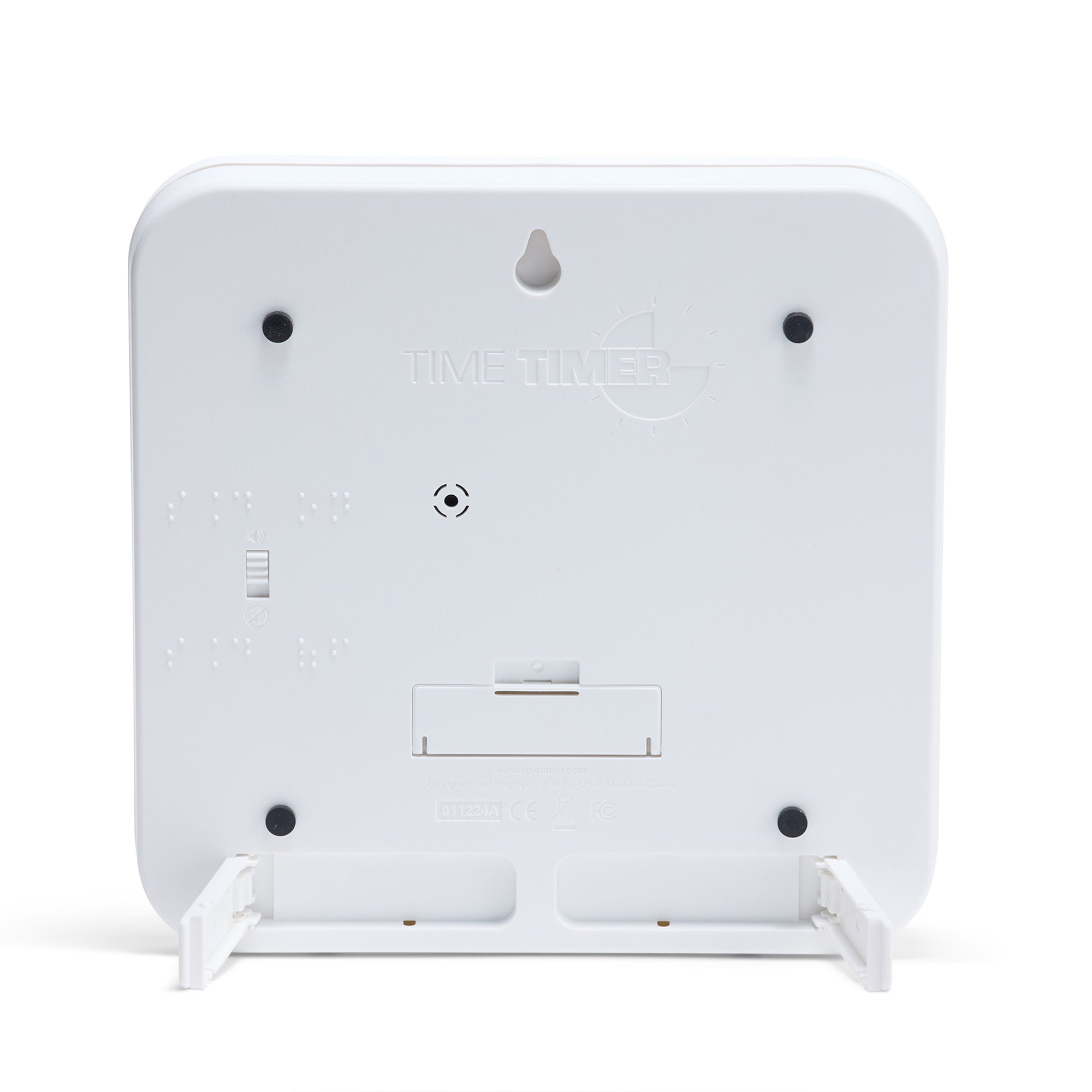 Braille 8" 60-Minute Visual Timer - Black Disk