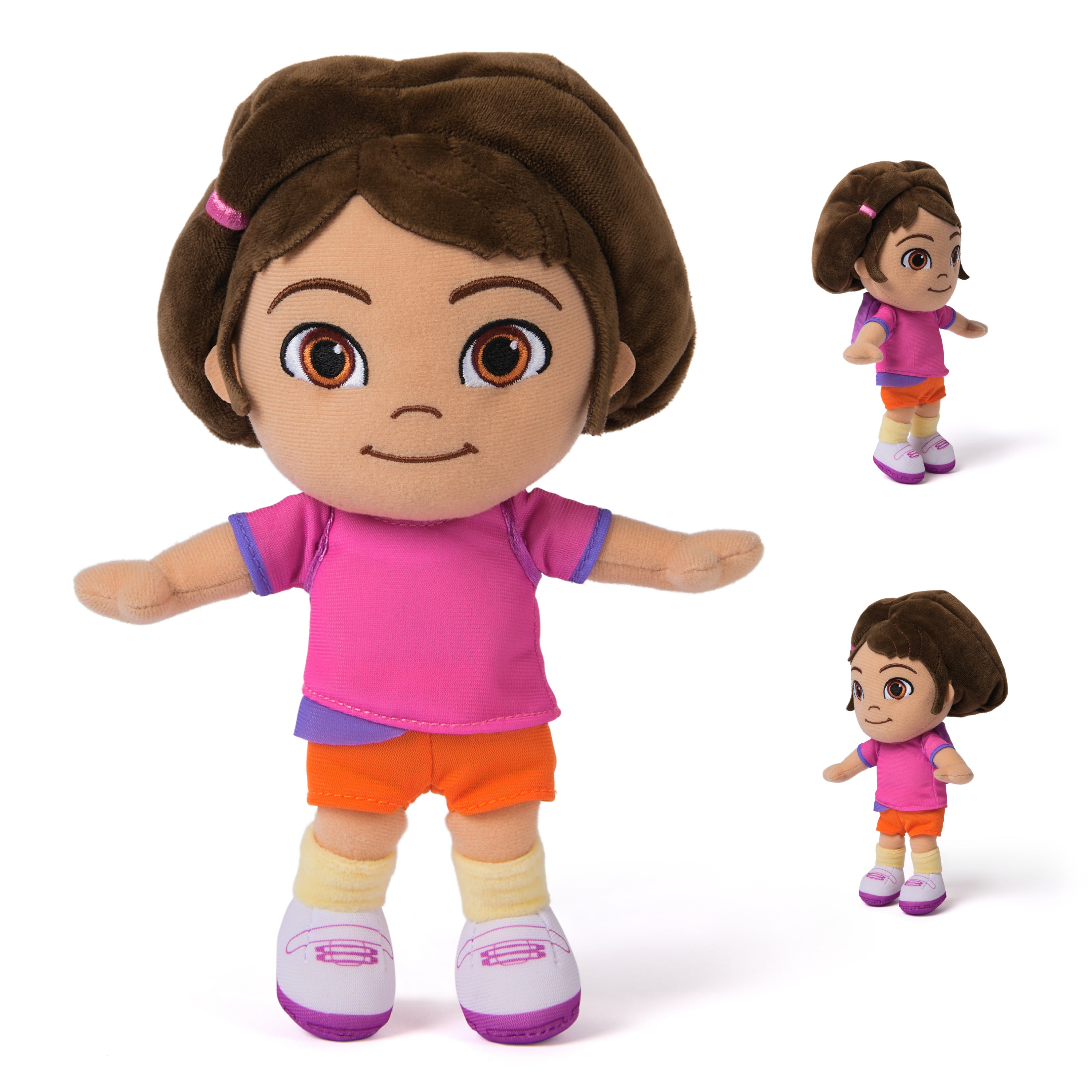 Dora Official Plush Toy CDU, Stuffed Animals for Ages 3 and Up, 8” Assorted Styles