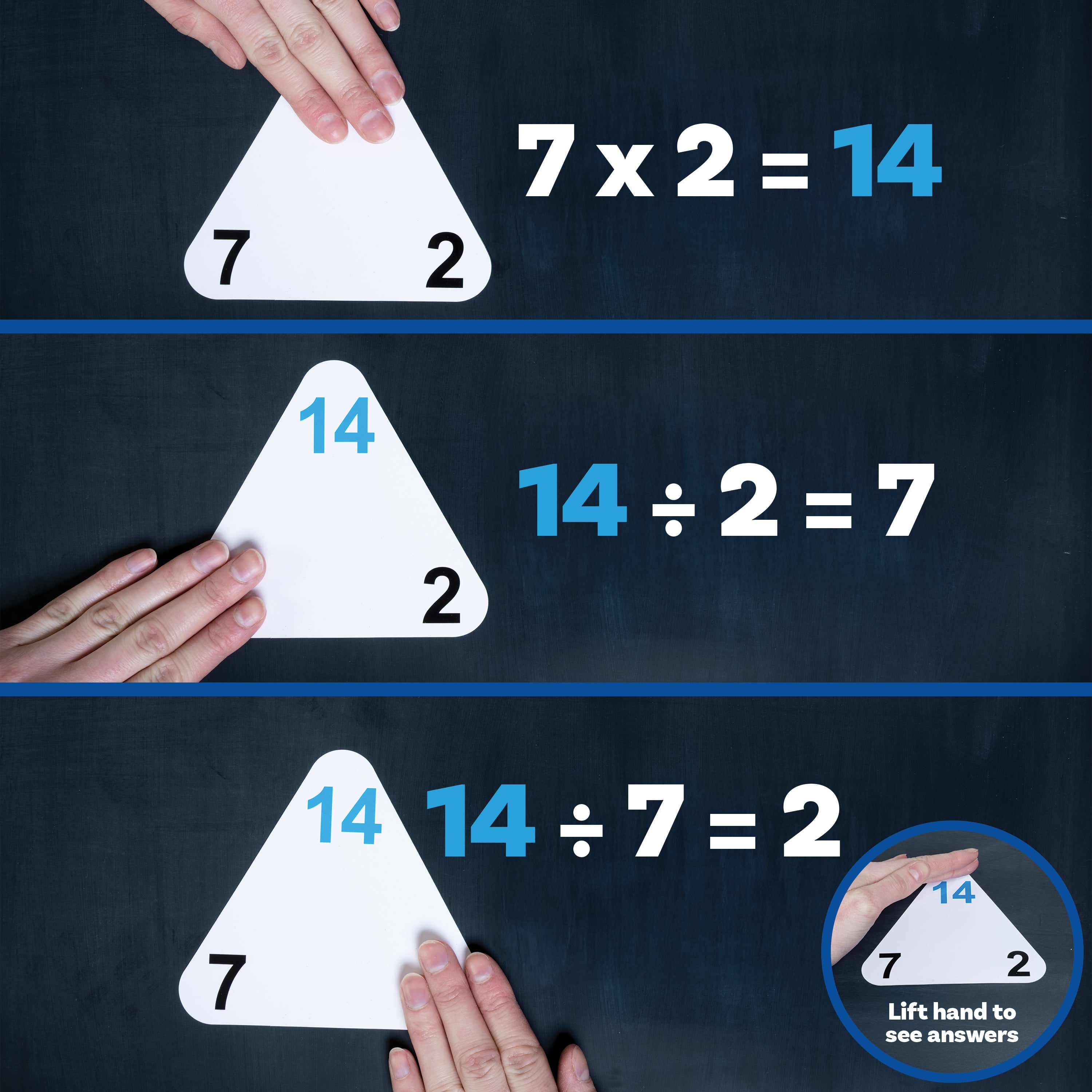 The Original Triangle Flash Cards - Multiplication & Division