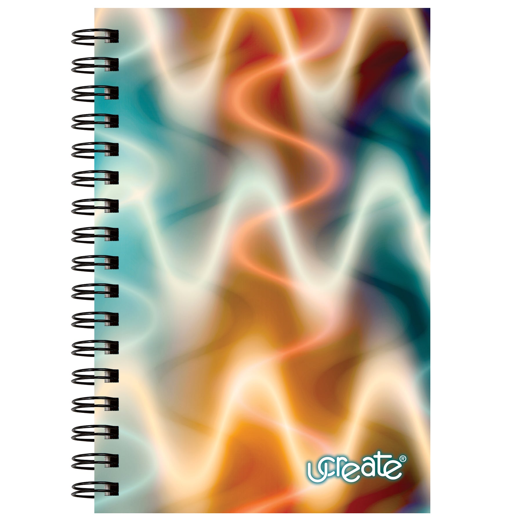 Poly Sketch Book, Neon Squiggles, 9" x 6"