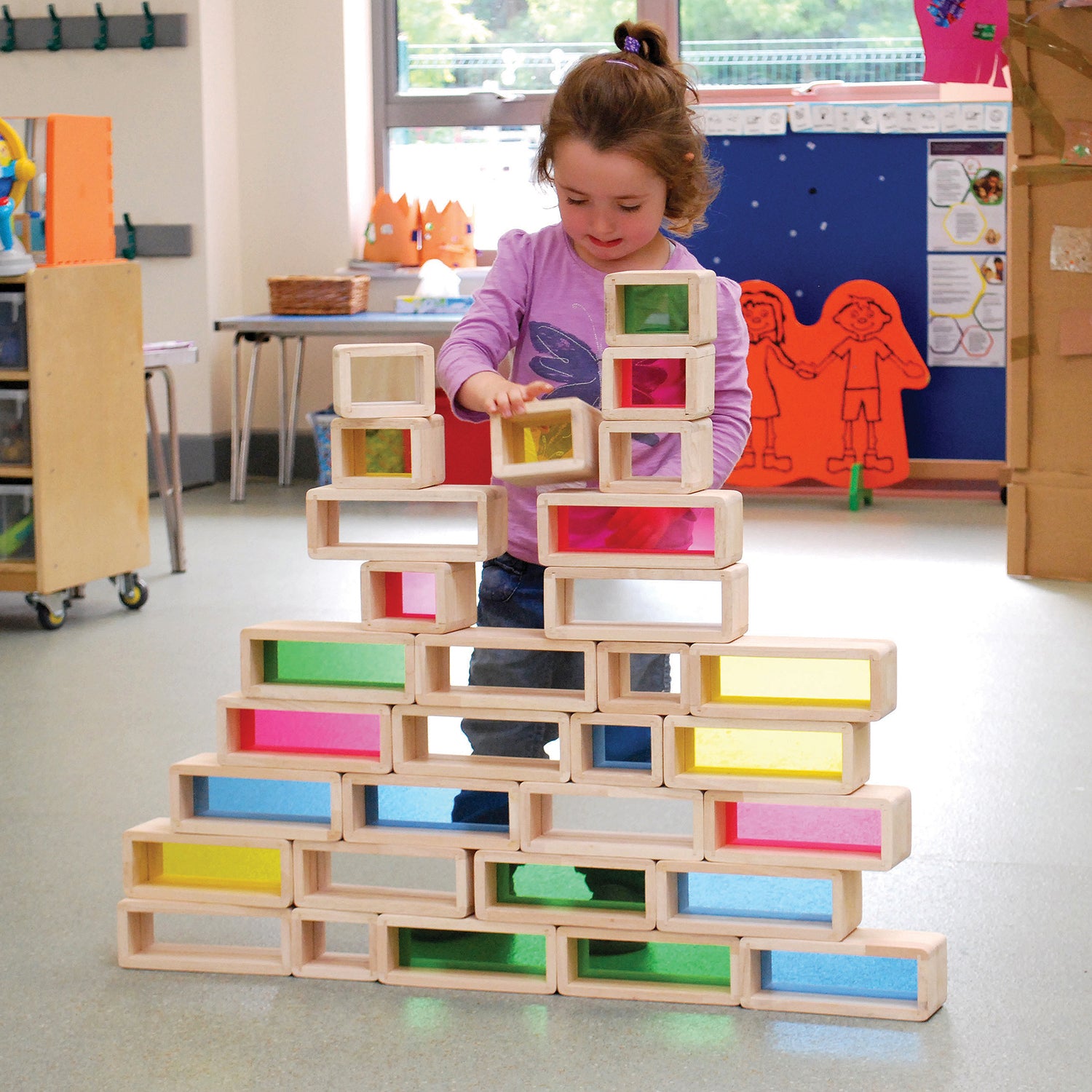 Rainbow Bricks, Set of 36