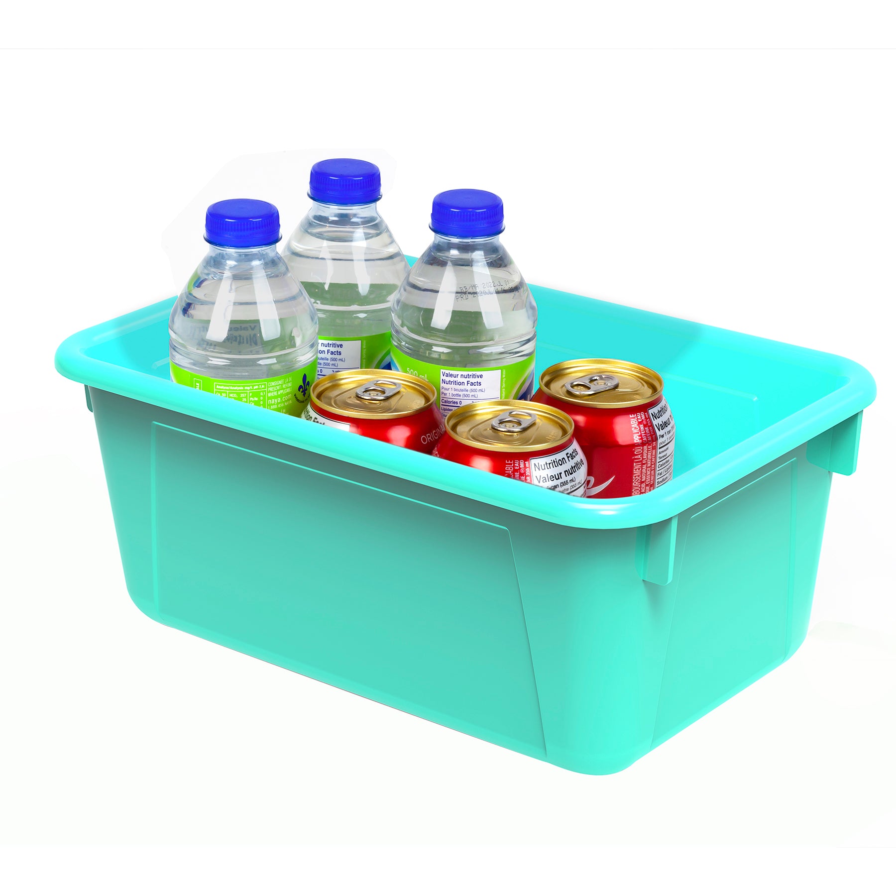 Small Cubby Bin, Teal