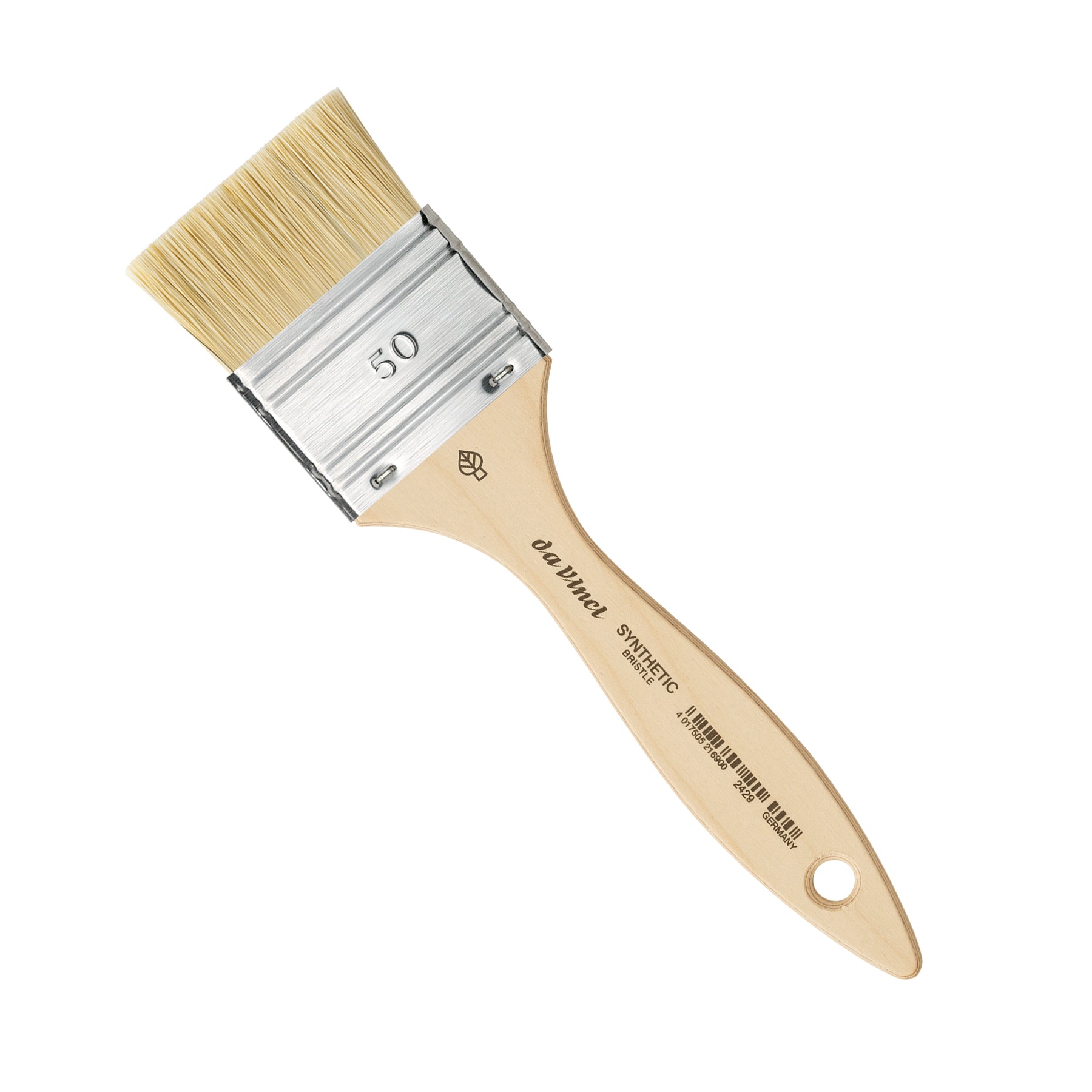 SYNTHETIC Mottler Brush, Natural Hog, Acrylic & Oil, Flat, Series 2429, Size 50