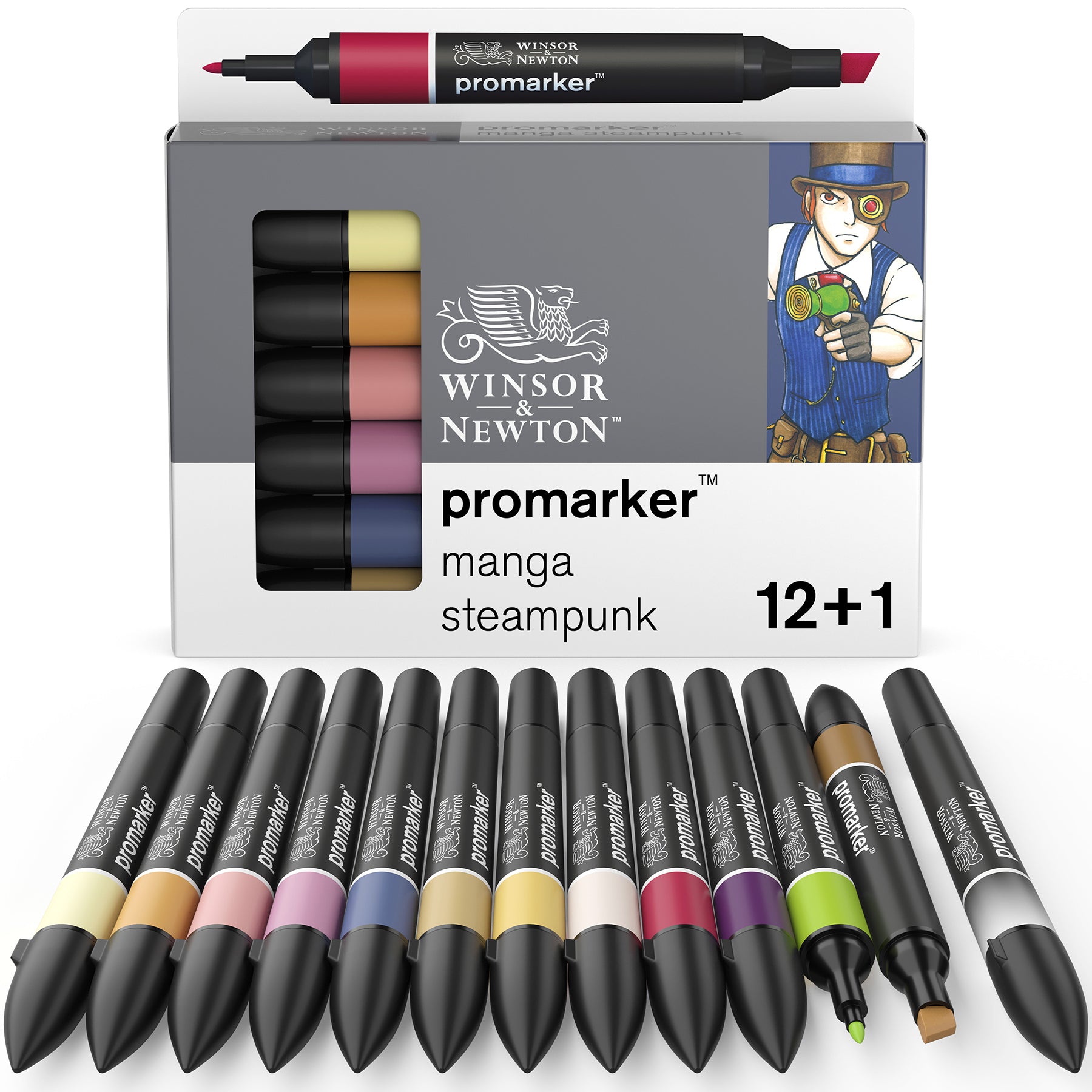 WN ProMarker 12+1 Manga Steampunk