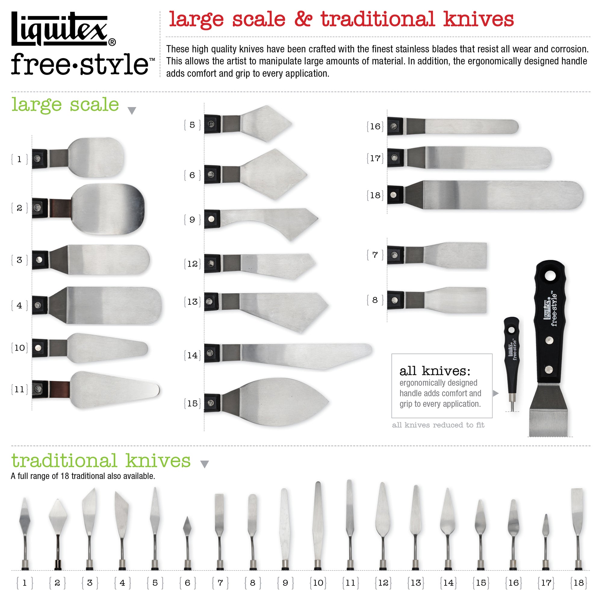 Freestyle Traditional Knives Ring Set