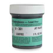 Amaco® Velvet Underglaze, 2oz., Jet Black